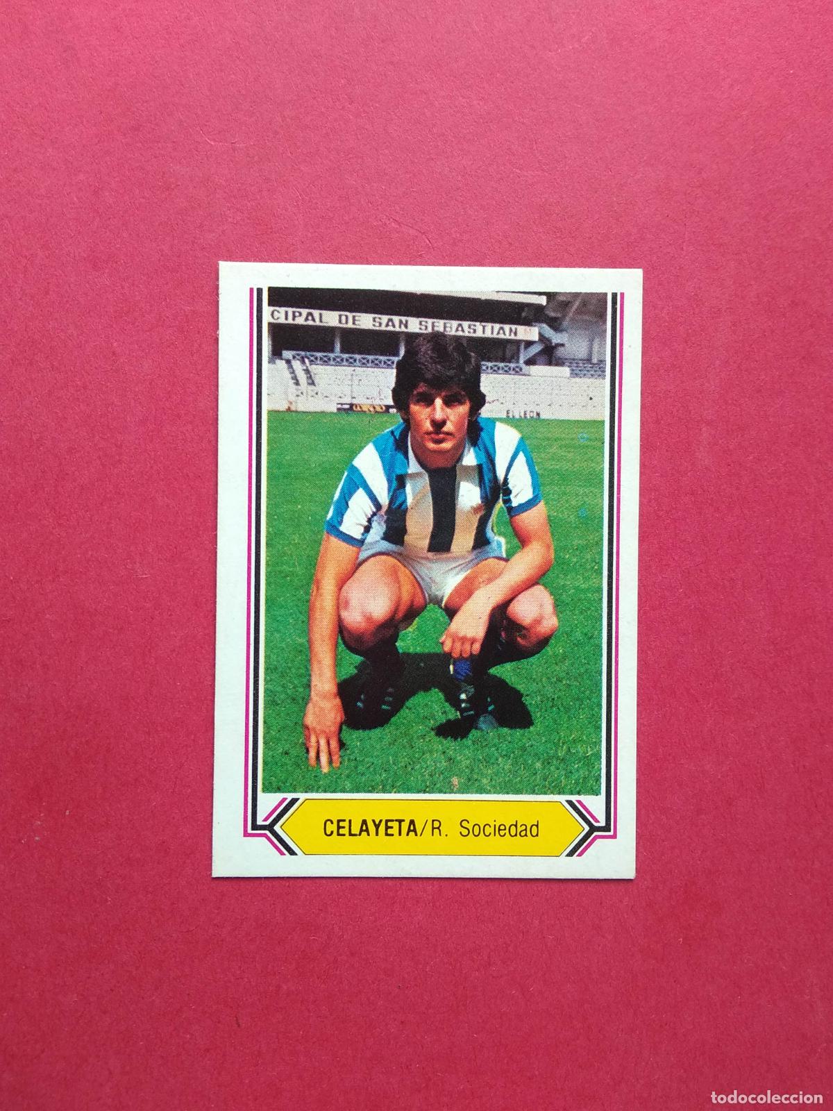 Cromos de F&uacute;tbol: EDICIONES ESTE LIGA 80 81 1980 1981 CROMO NUNCA PEGADO REAL SOCIEDAD , CELAYETA