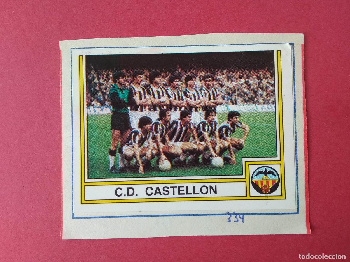 Cromos de F&uacute;tbol: PANINI FUTBOL LIGA 83 1983 CROMO RECORTADO 334 ALINEACION CASTELLON Y 337 CORU&Ntilde;A