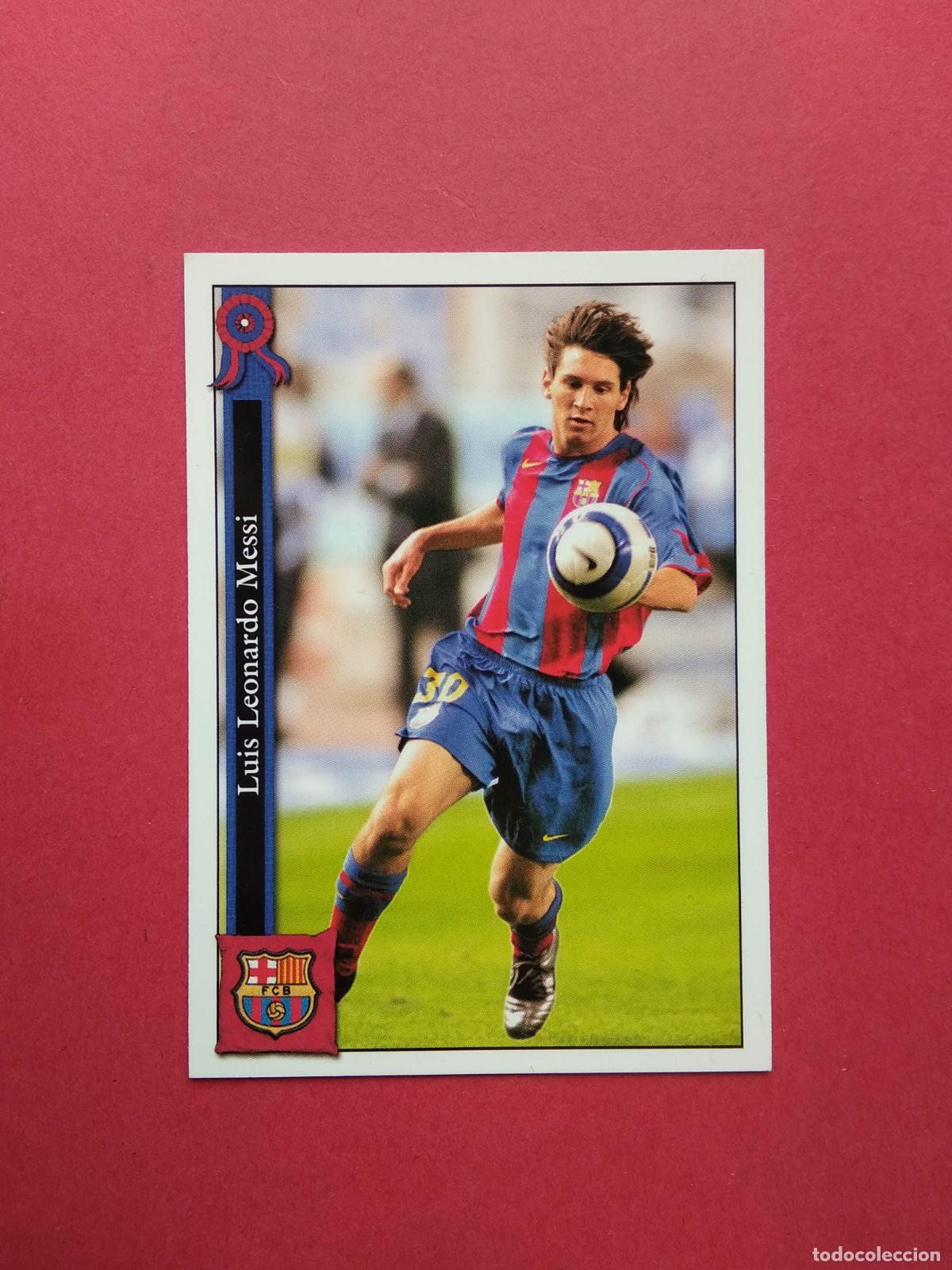 Cromos de F&uacute;tbol: MUNDICROMO MC LIGA 05 06 2005 2006 MUNDI CROMO N&ordm; 602 LUIS LEONARDO MESSI FC BARCELONA
