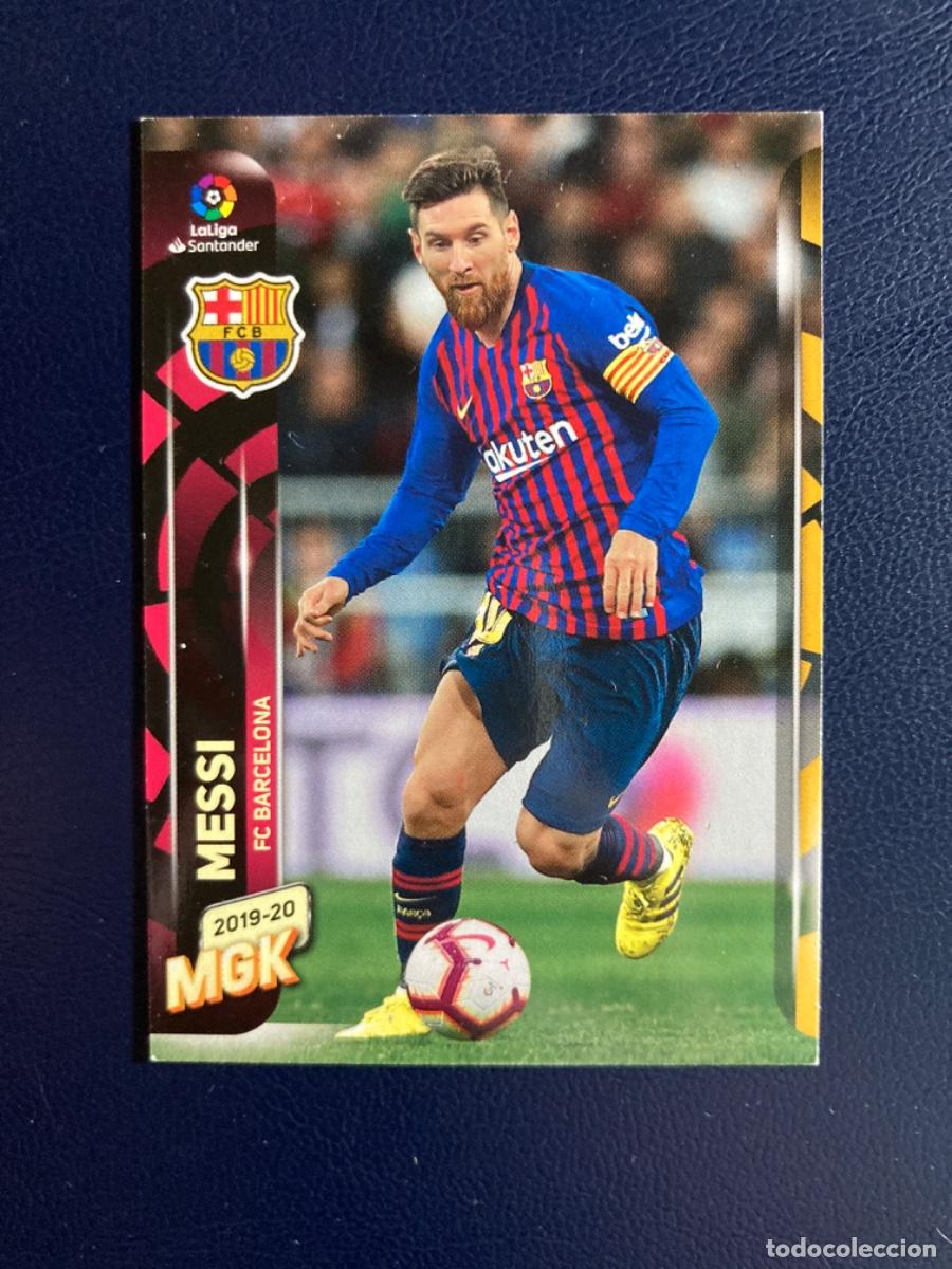 Cromos de F&uacute;tbol: 70 LIONEL MESSI FC BARCELONA CARD MGK MEGACRACKS LIGA 2019 2020 19 20