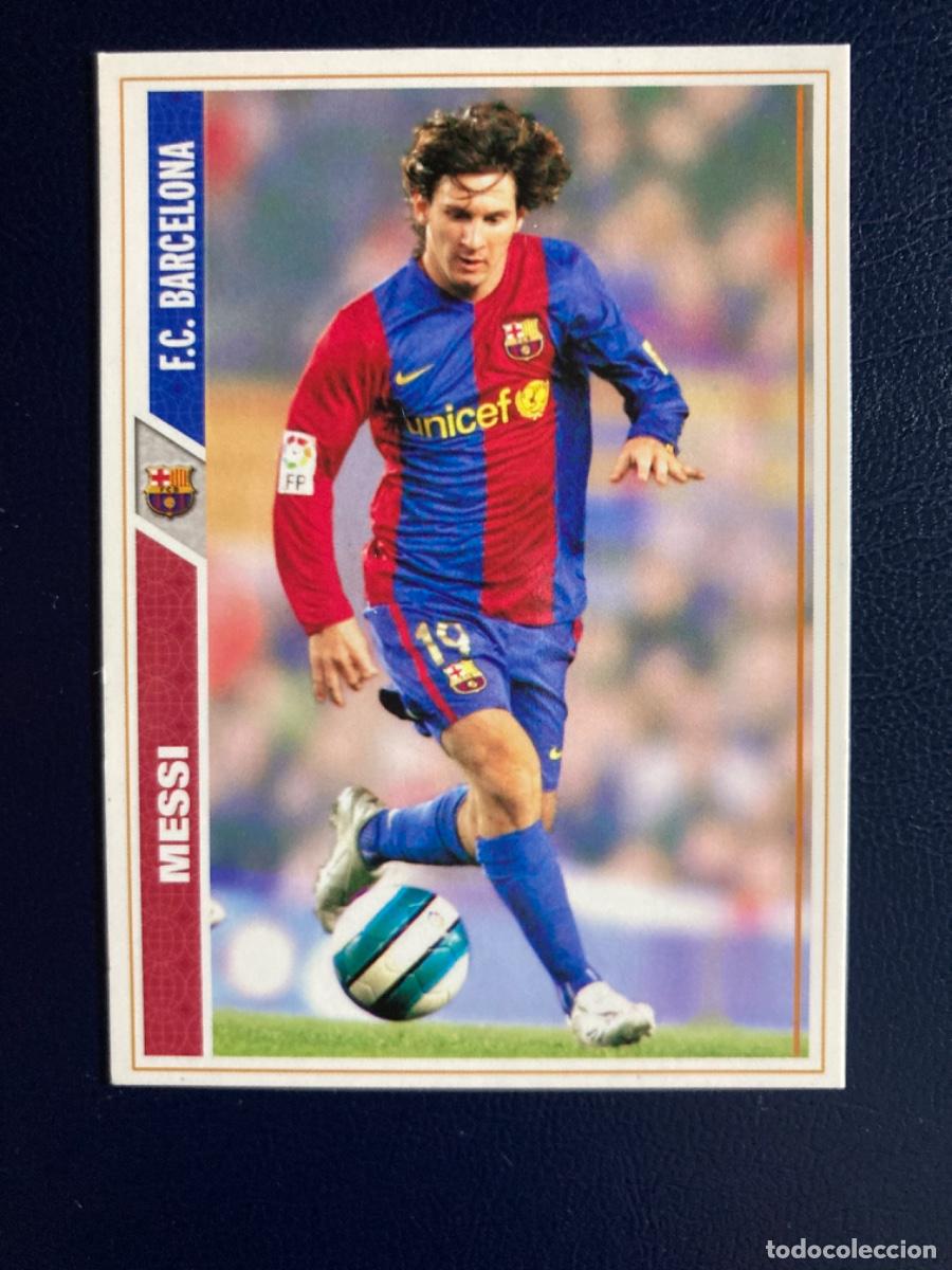 Cromos de F&uacute;tbol: 47 LIONEL MESSI FC BARCELONA CARD MUNDICROMO SPORT LIGA 2007 2008 07 08