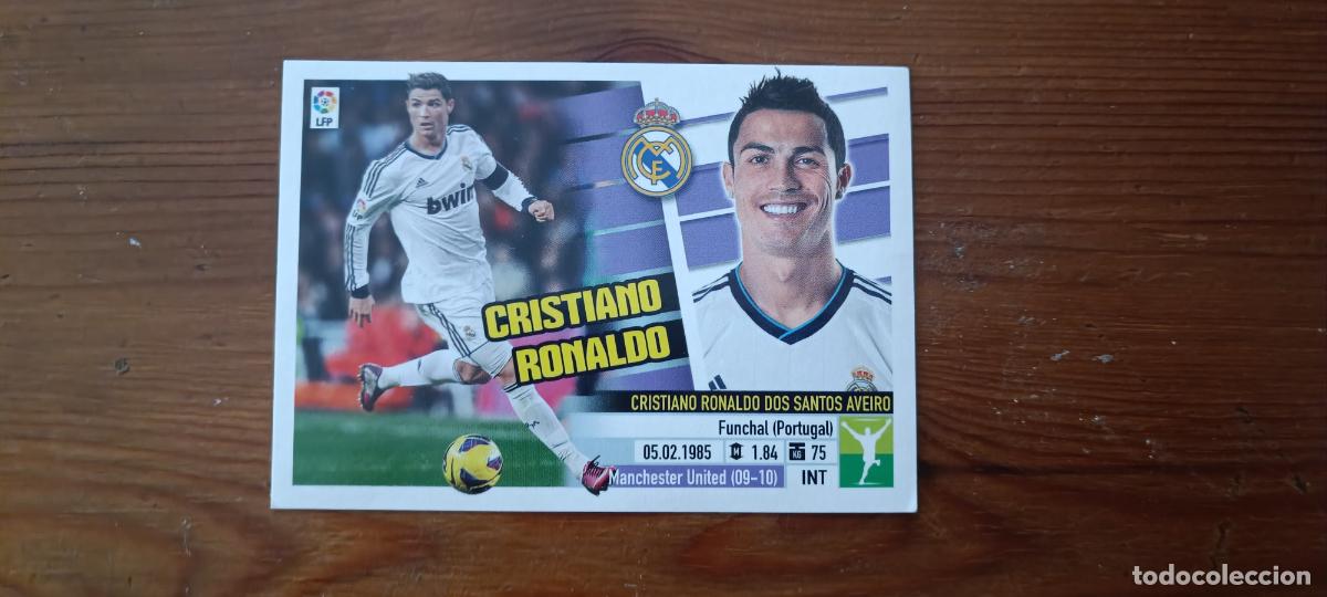 Fu&szlig;ball-Sticker: CRISTIANO RONALDO LIGA ESTE 2013 2014 13 14. NUNCA PEGADO.
