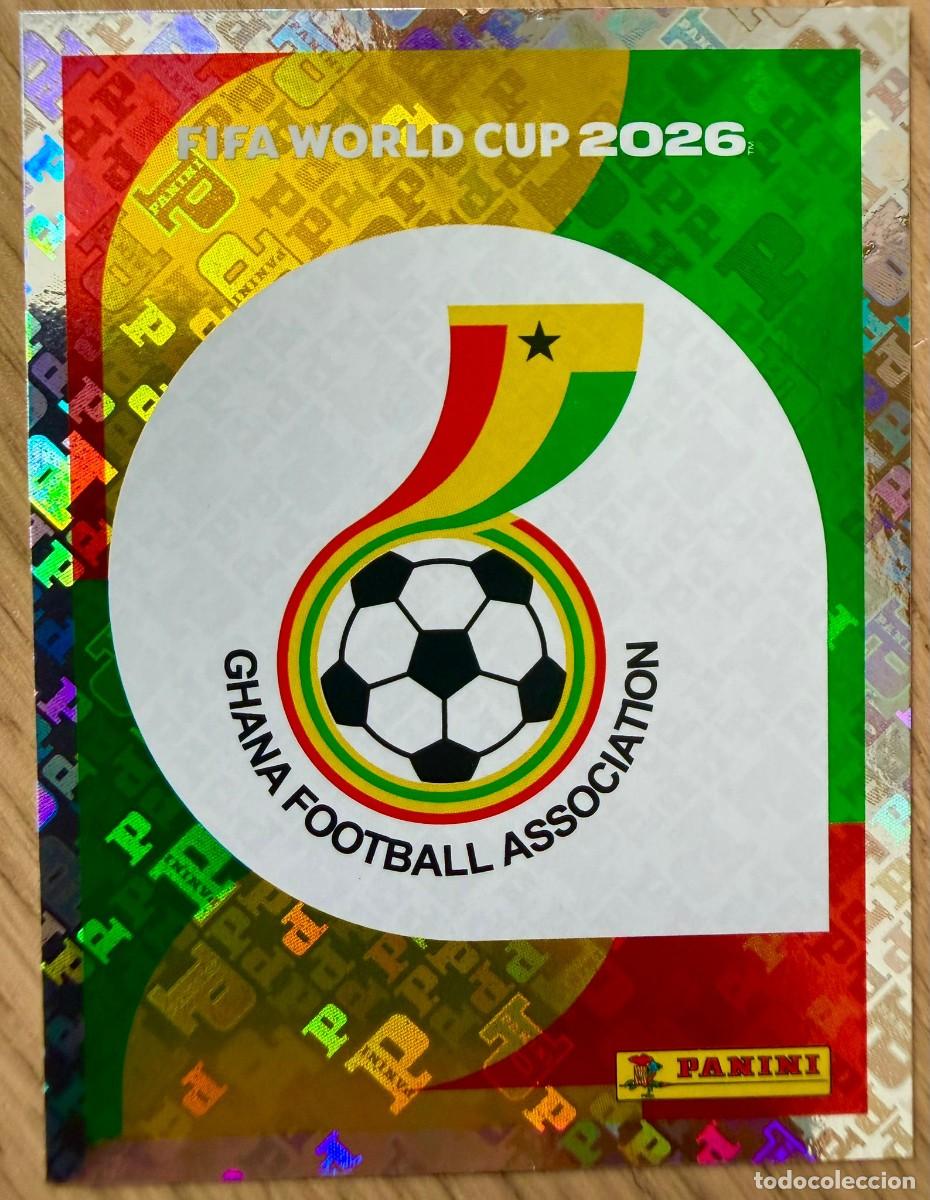 Cromos de F&uacute;tbol: GHA1 GHA 1 ESCUDO GHANA MUNDIAL FIFA WORLD CUP 2026 26 STICKER CROMO PANINI SIN PEGAR