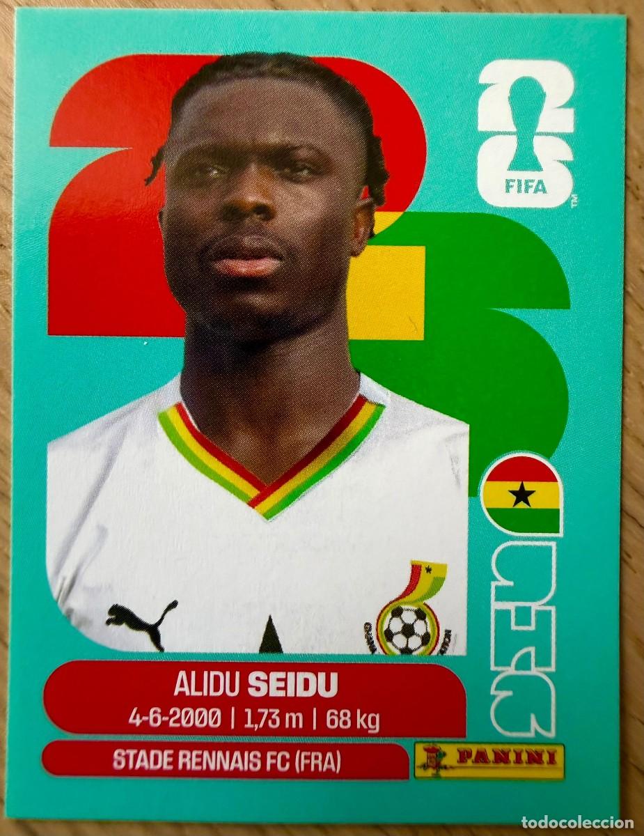 Cromos de F&uacute;tbol: GHA5 GHA 5 ALIDU SEIDU GHANA MUNDIAL FIFA WORLD CUP 2026 26 STICKER CROMO PANINI SIN PEGAR