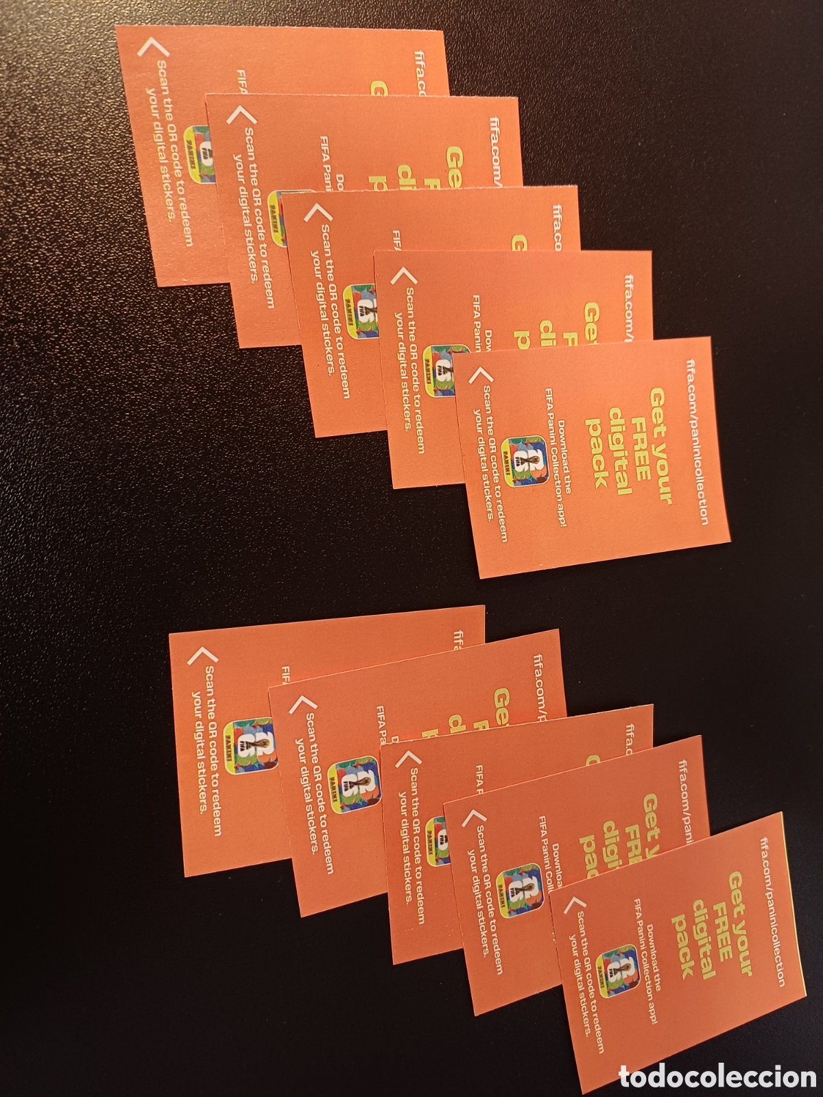 Cromos de F&uacute;tbol: 10 C&Oacute;DIGOS DIGITALES SIN USAR PANINI MUNDIAL WORLD CUP 2026