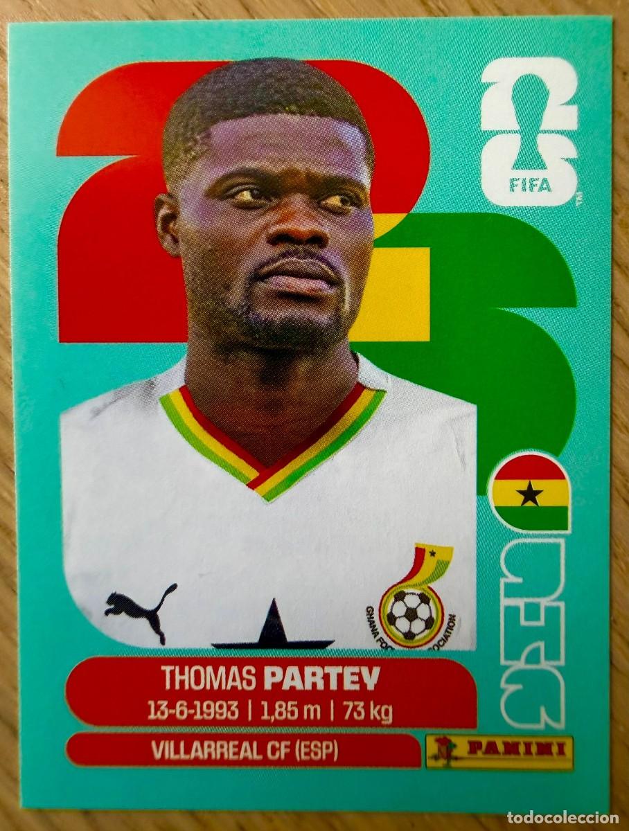Cromos de F&uacute;tbol: GHA10 GHA 10 THOMAS PARTEY GHANA MUNDIAL FIFA WORLD CUP 2026 26 STICKER CROMO PANINI SIN PEGAR