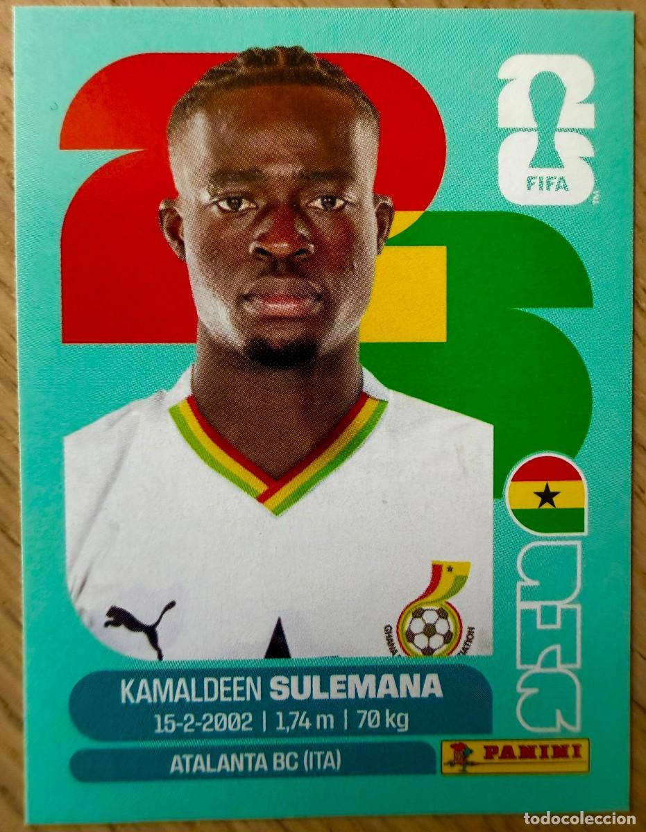 Cromos de F&uacute;tbol: GHA12 GHA 12 SULEMANA GHANA MUNDIAL FIFA WORLD CUP 2026 26 STICKER CROMO PANINI SIN PEGAR