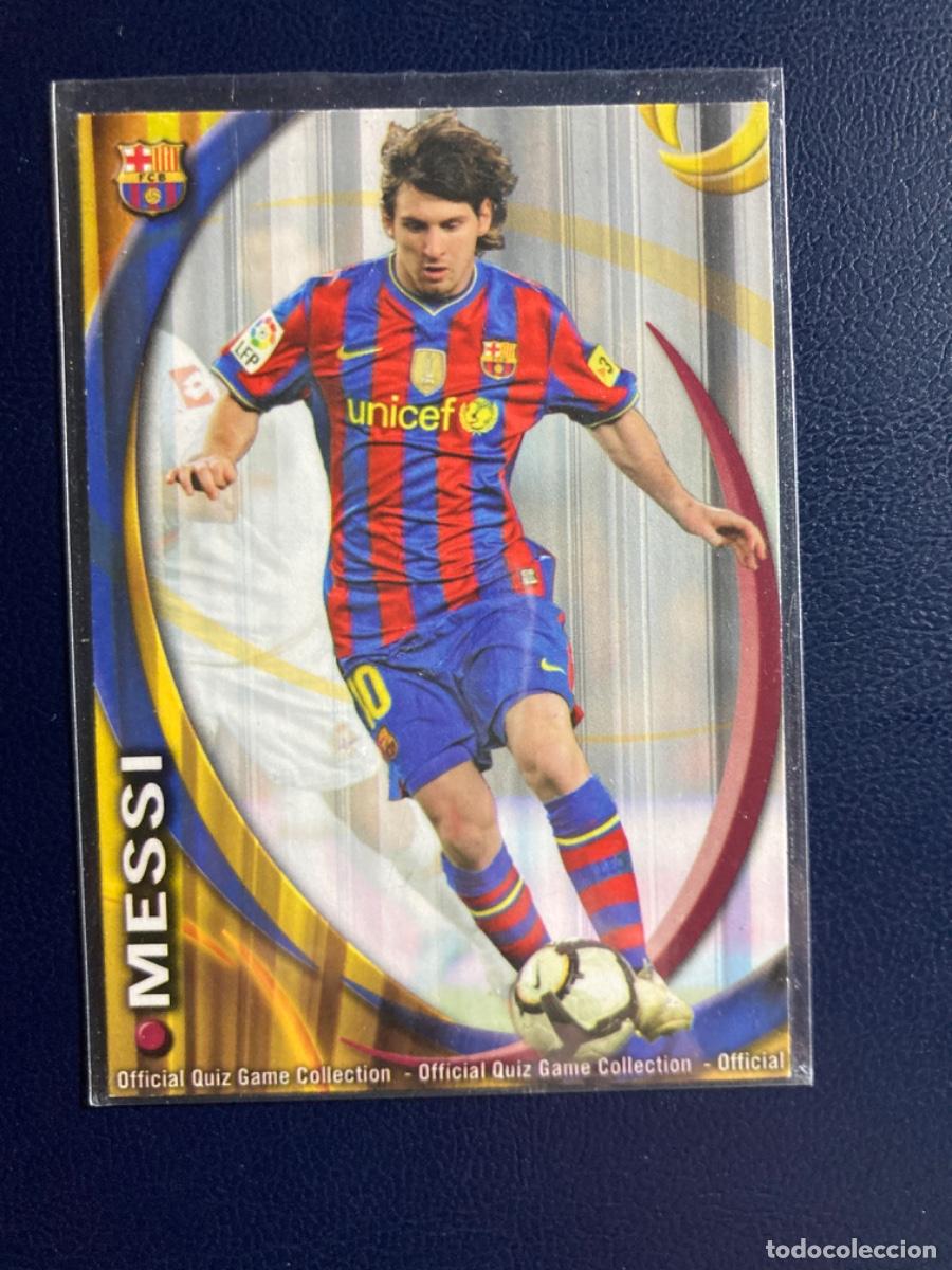 Cromos de F&uacute;tbol: 18 MESSI F.C. BARCELONA CROMOS ALBUM MUNDICROMO FICHAS LIGA QUIZ GAME 2010 2011 10 11