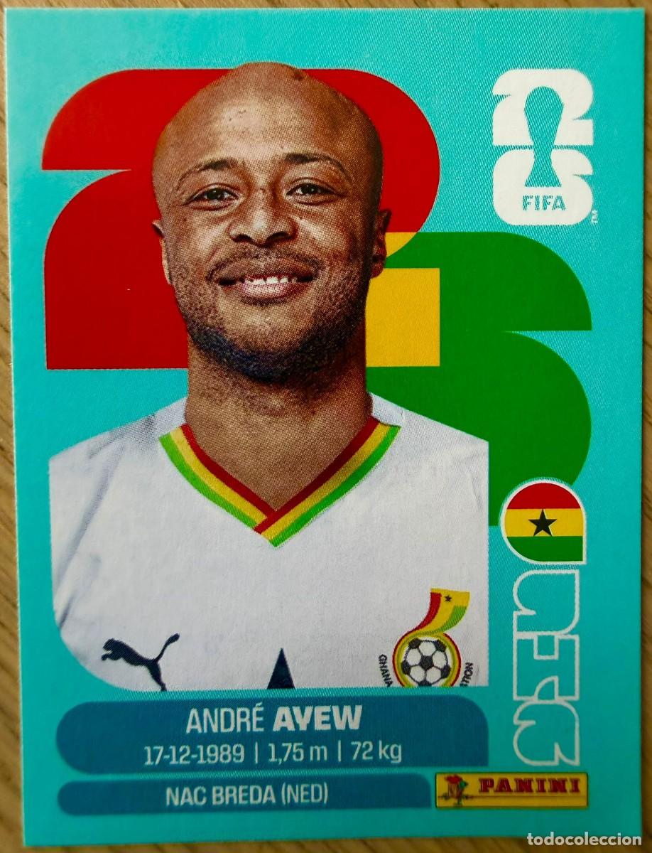 Cromos de F&uacute;tbol: GHA17 GHA 17 ANDRE AYEW GHANA MUNDIAL FIFA WORLD CUP 2026 26 STICKER CROMO PANINI SIN PEGAR