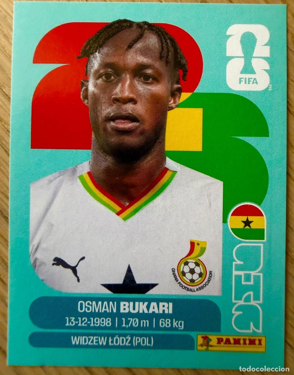 Fu&szlig;ball-Sticker: GHA19 GHA 19 OSMAN BUKARI GHANA MUNDIAL FIFA WORLD CUP 2026 26 STICKER CROMO PANINI SIN PEGAR