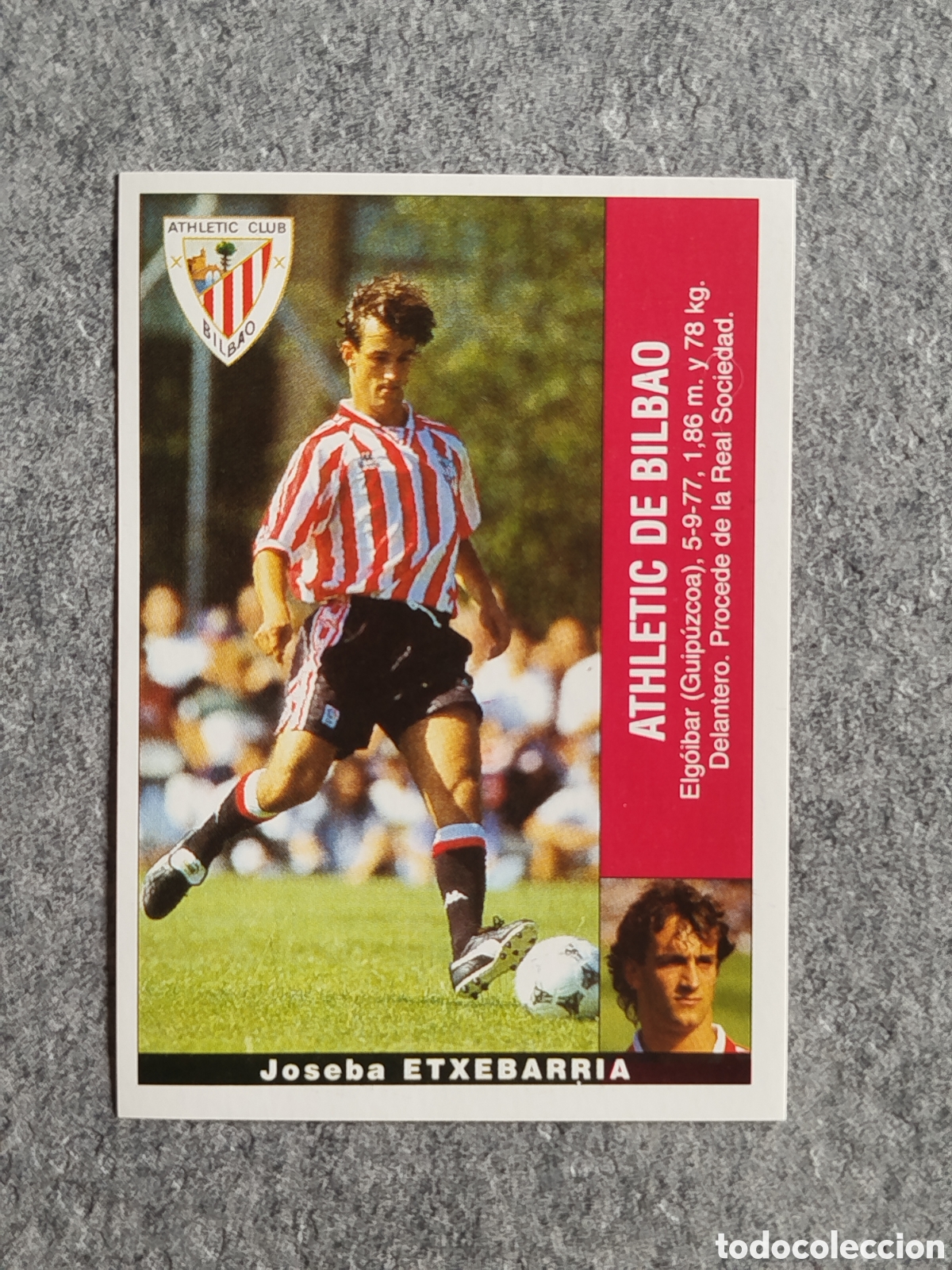 Cromos de F&uacute;tbol: ETXEBARRIA ATHLETIC BILBAO ULTIMO FICHAJE PANINI LIGA 95 96 1995 CROMO NUEVO SIN PEGAR ETXEBERRIA