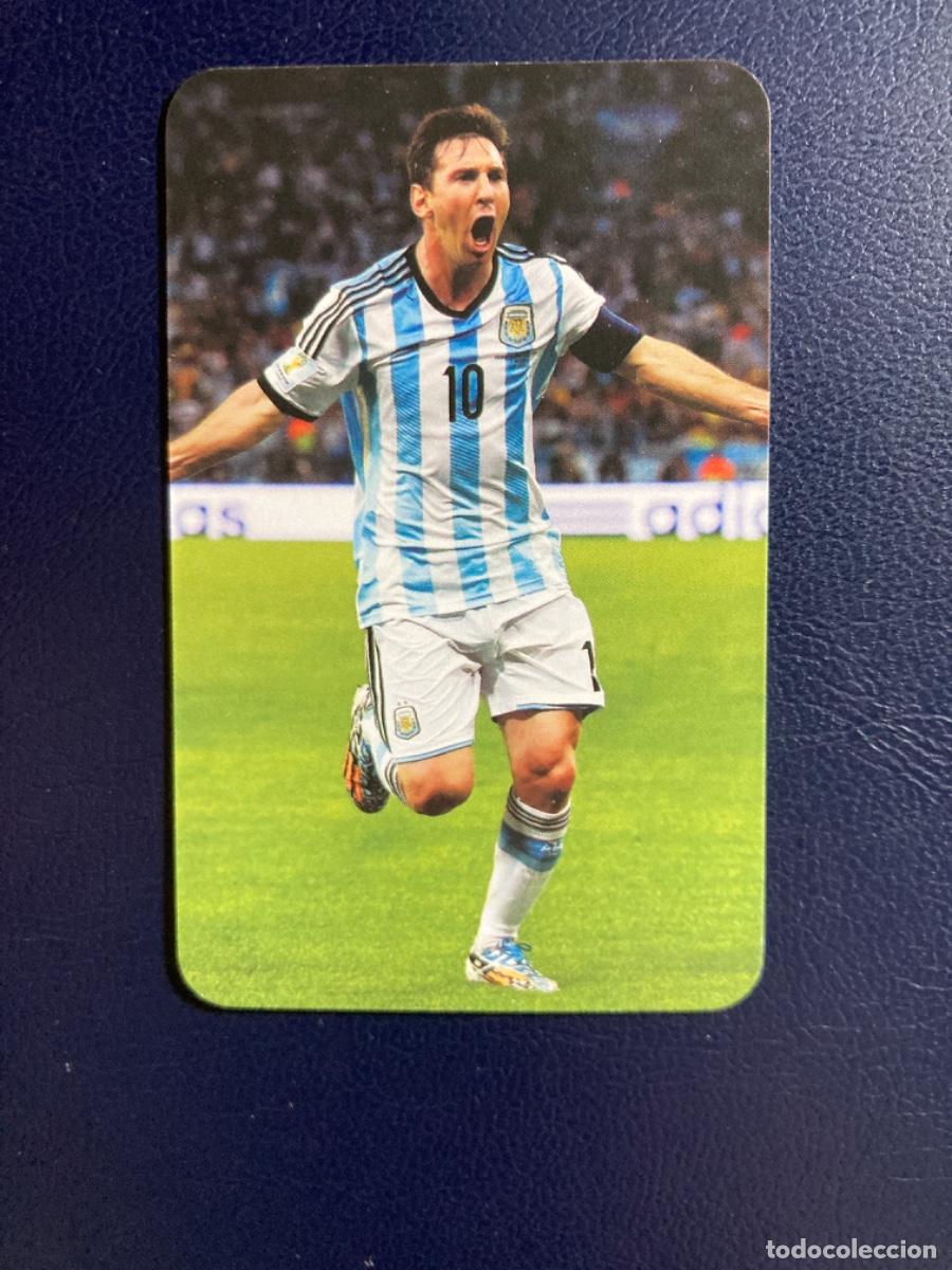 Cromos de F&uacute;tbol: Lionel Messi - Argentina - Lomo Cards