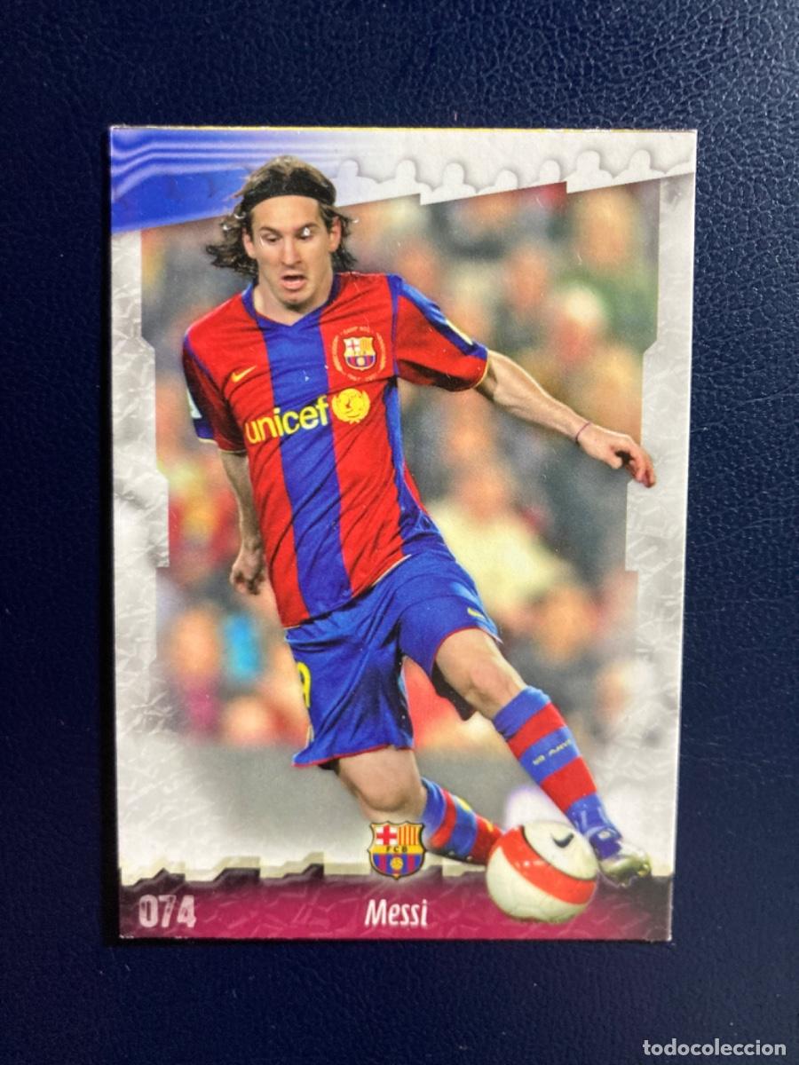 Cromos de F&uacute;tbol: 74 MESSI LIGA 2008 2009 MUNDICROMO BARCELONA VERSION FECHA NACIMIENTO 87