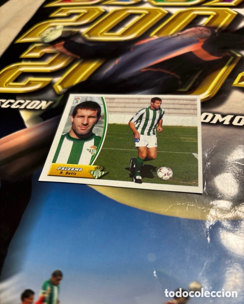 Cromos de F&uacute;tbol: PALERMO FICHAJE 39 BETIS LIGA ESTE 03 04 RECORTADO 2003 2004