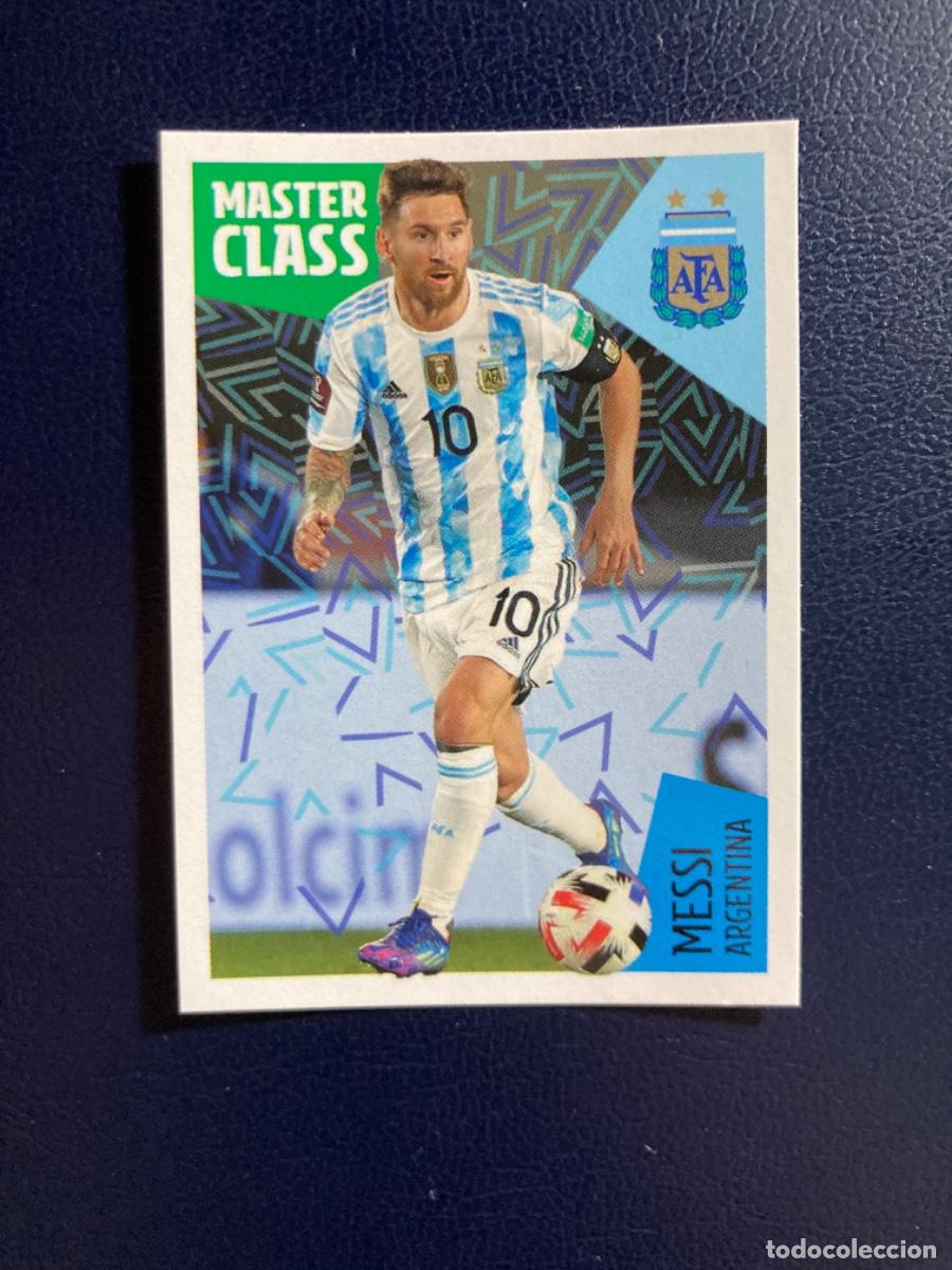 Cromos de F&uacute;tbol: 61 - MESSI - ARGENTINA- MASTER CLASS- LOS IDOLOS DE LA ROJA + CRACKS MUNDIALES - CARREFOUR 2022