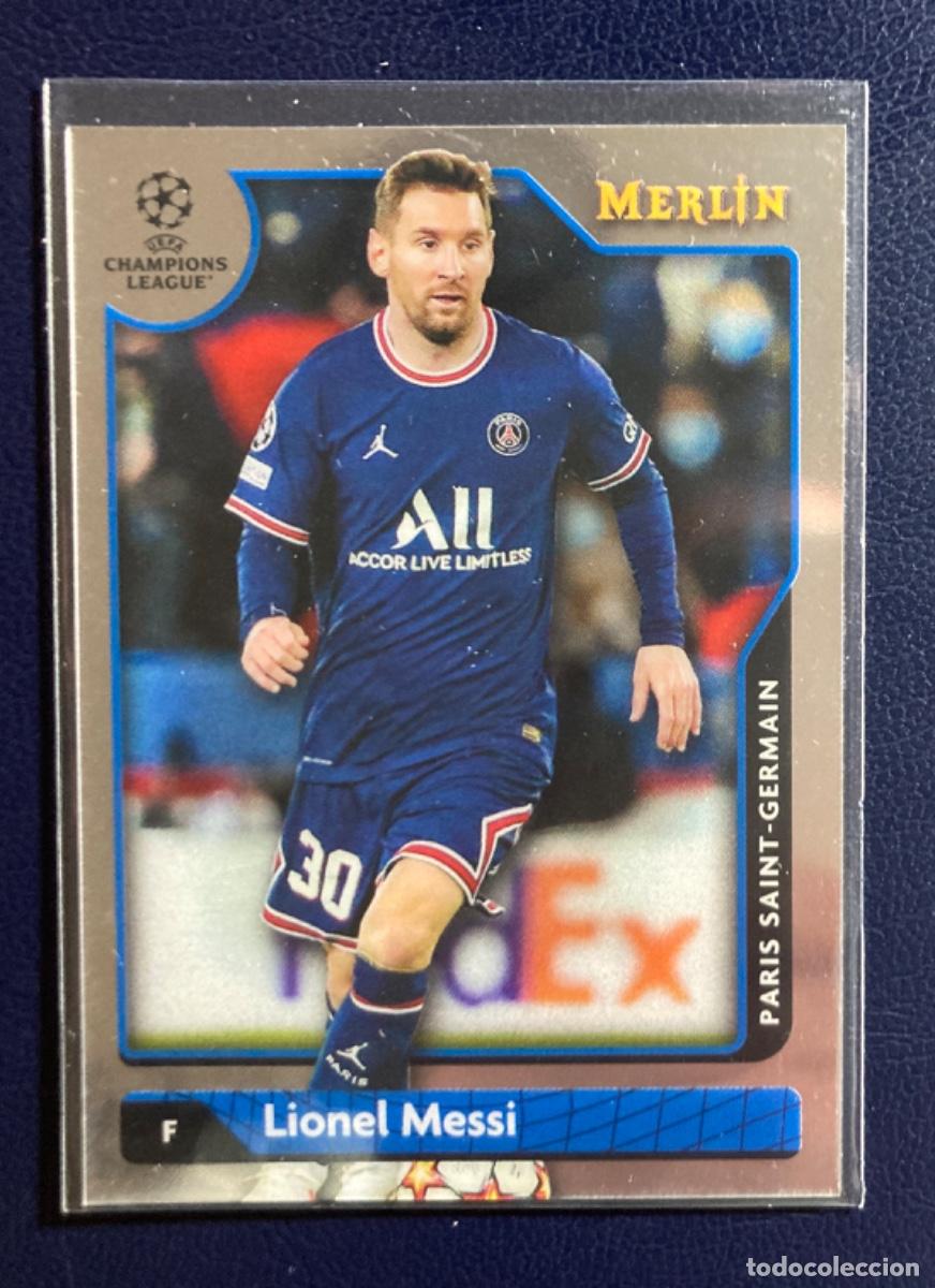 Cromos de F&uacute;tbol: 30 LEO MESSI PSG PARIS SAINT GERMAIN TOPPS MERLIN 2021 2022 CHAMPIONS LEAGUE 21 22
