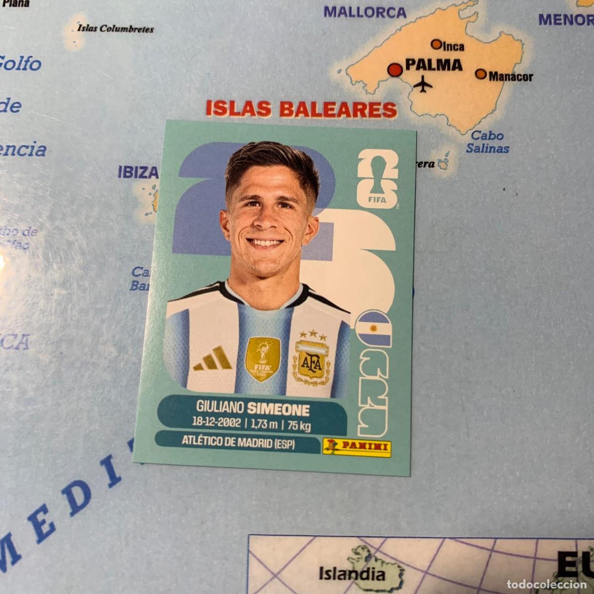 Cromos de F&uacute;tbol: Argentina n&uacute;mero 20 cromo panini Mundial Fifa World Cup 2026