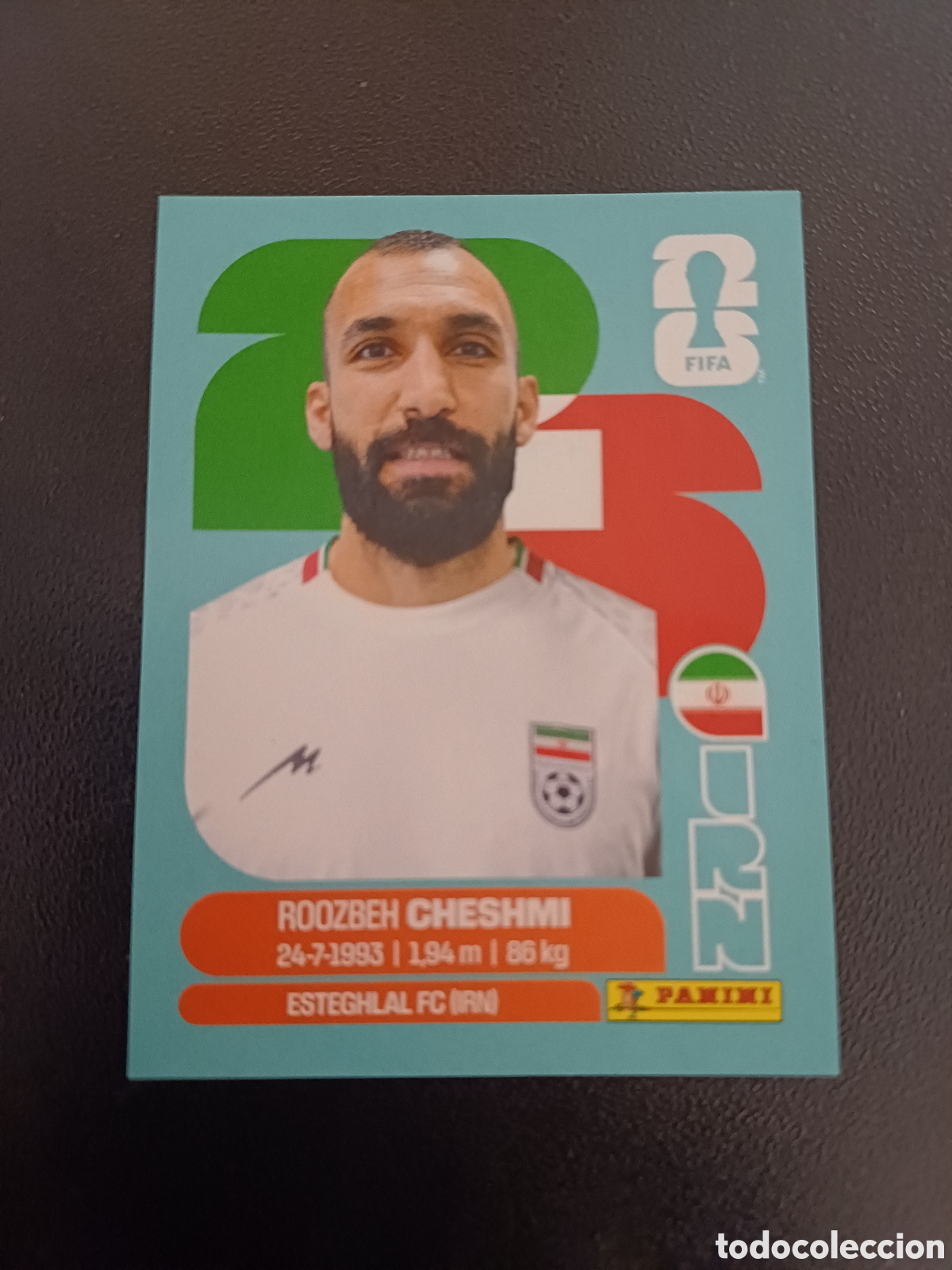 Cromos de F&uacute;tbol: #IRN15 ROOZBEH CHESHMI IRAN PANINI FIFA WORLD CUP 2026