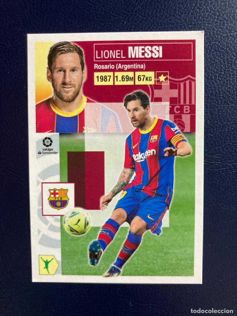 Cromos de F&uacute;tbol: 76 LIONEL MESSI (Barcelona) - PANINI Liga 2020-21 EDICI&Oacute;N SUDAM&Eacute;RICA Sin pegar