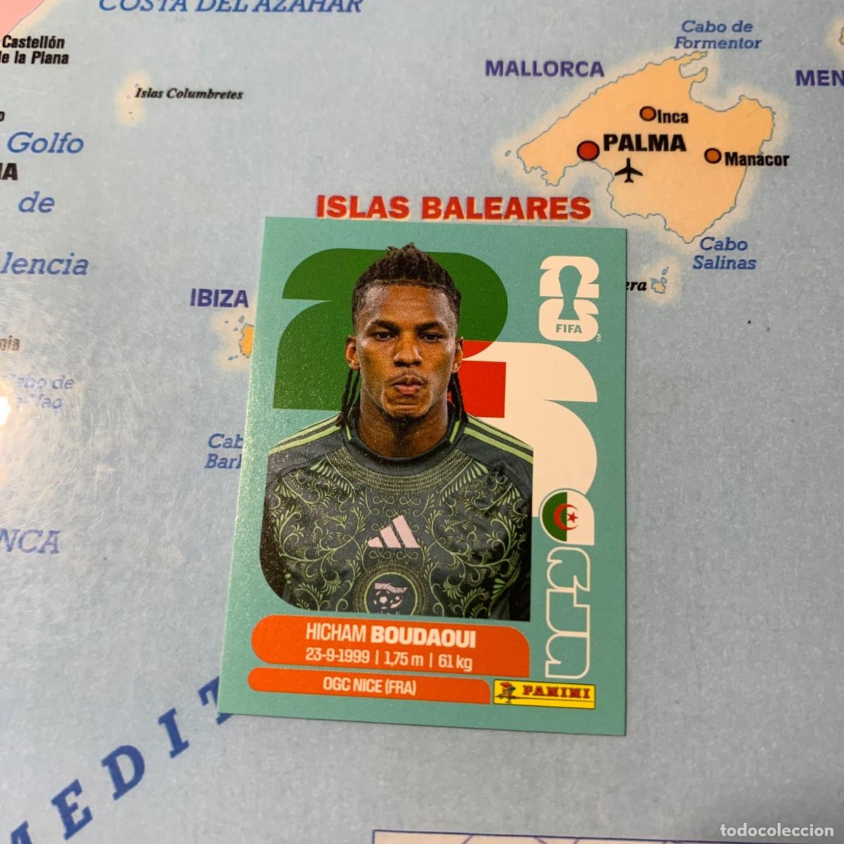 Cromos de F&uacute;tbol: Argelia n&uacute;mero 10 cromo panini Mundial Fifa World Cup 2026