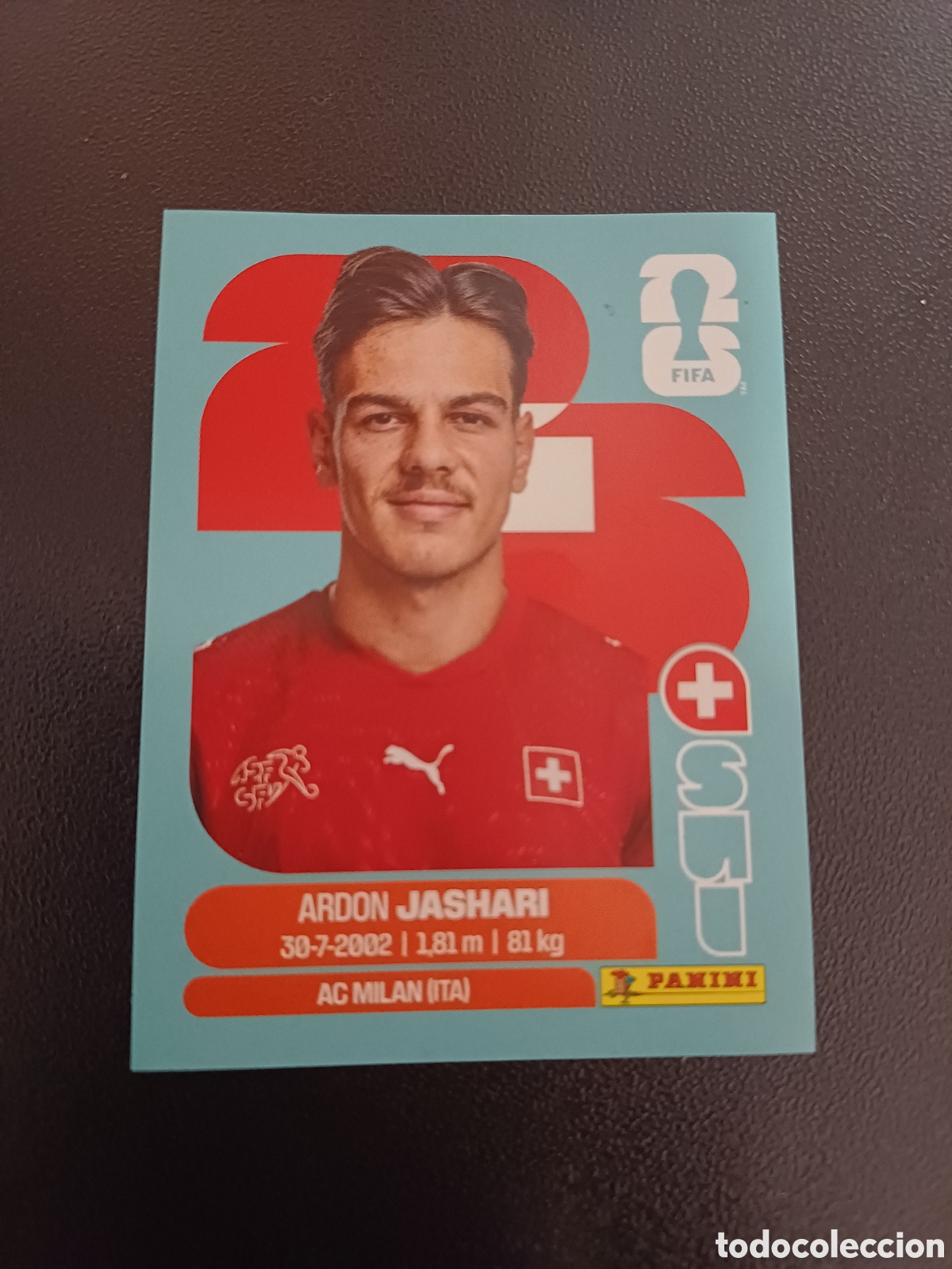 Fu&szlig;ball-Sticker: #SUI14 ARDON JASHARI SWITZERLAND PANINI FIFA WORLD CUP 2026