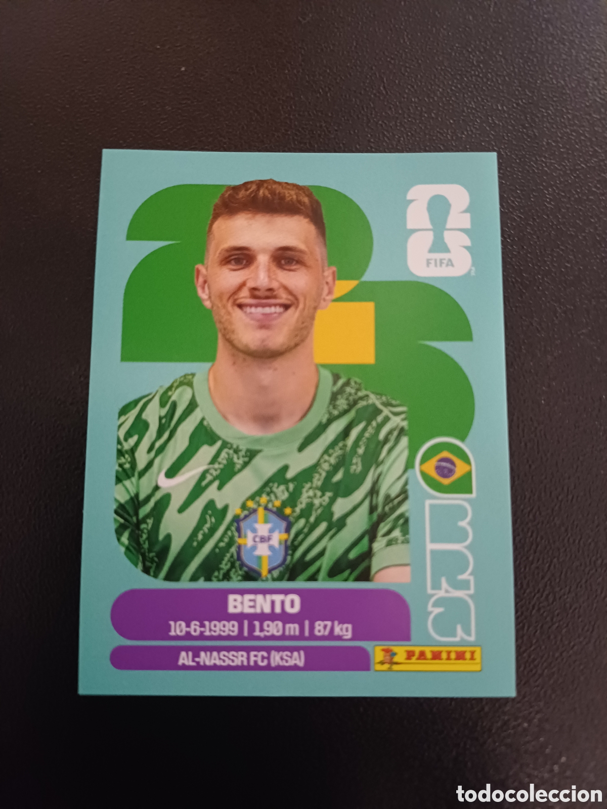 Fu&szlig;ball-Sticker: #BRA3 BENTO BRAZIL PANINI FIFA WORLD CUP 2026