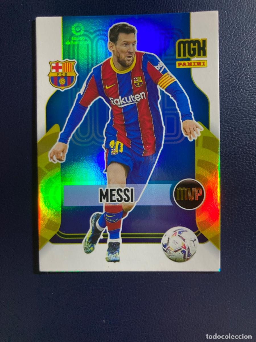 Cromos de F&uacute;tbol: 375 MESSI (MVP) - F.C. BARCELONA - MEGACRACKS 2021 2022 21 22