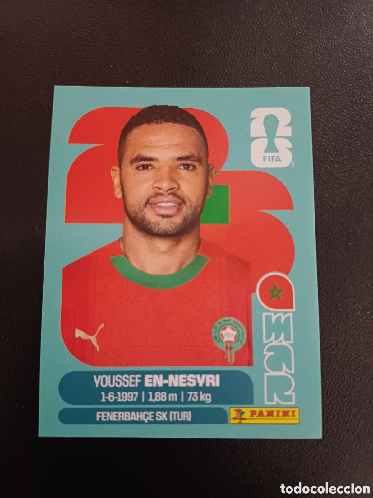 Cromos de F&uacute;tbol: #MAR16 YOUSSEF EN-NESYRI MOROCCO PANINI FIFA WORLD CUP 2026
