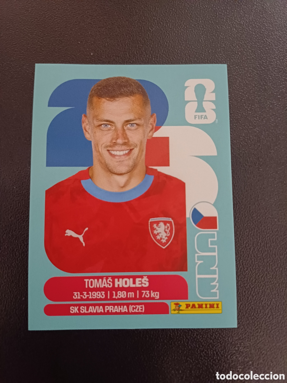 Cromos de F&uacute;tbol: #CZE7 TOMAS HOLES CZECH REPUBLIC PANINI FIFA WORLD CUP 2026