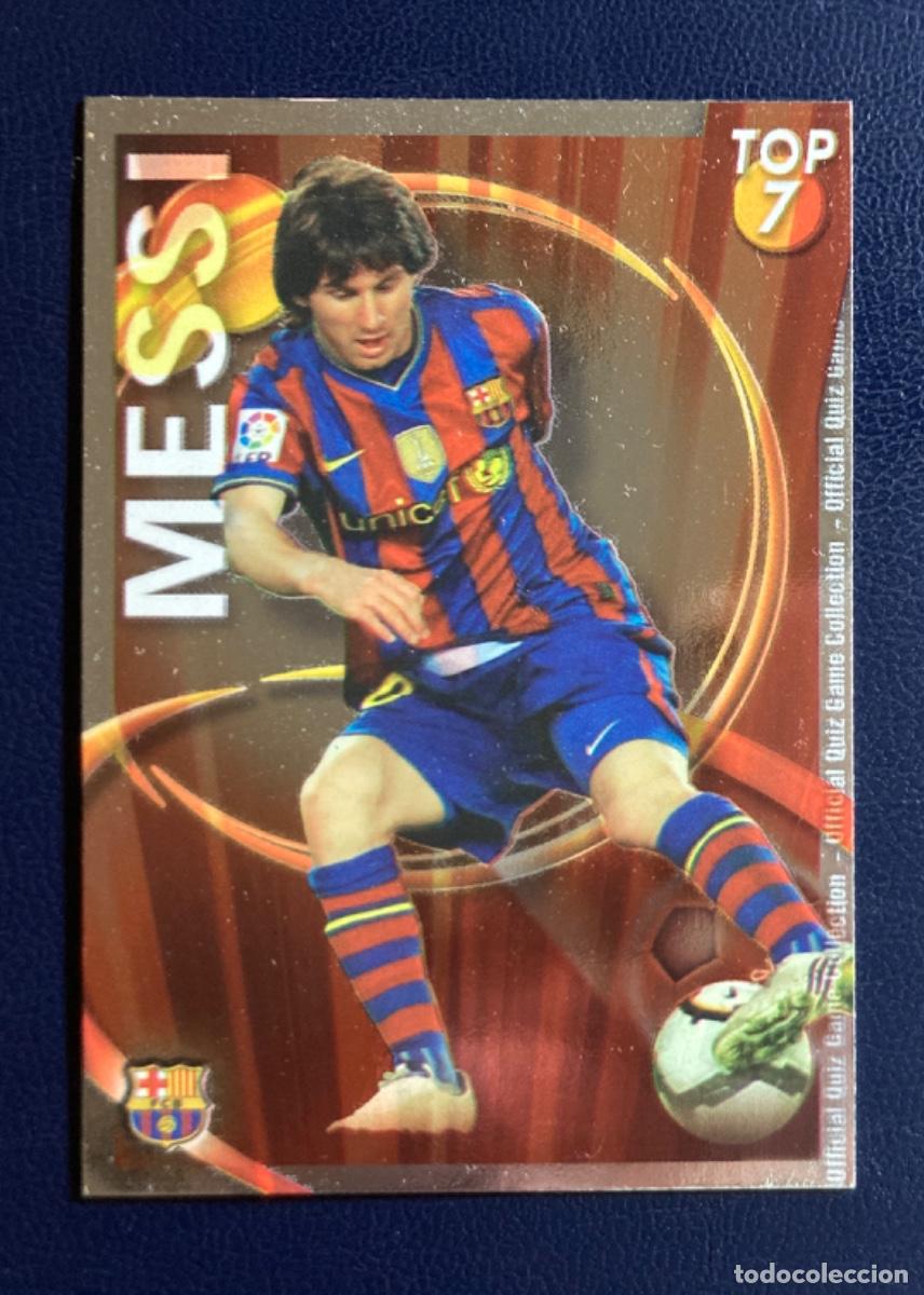 Cromos de F&uacute;tbol: 595 LIONEL MESSI FC BARCELONA 2011 MUNDICROMO LAS FICHAS DE LA LIGA &rdquo;TOP 7&rdquo; RED