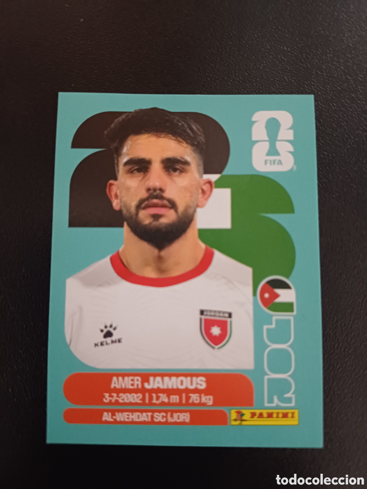 Cromos de F&uacute;tbol: #JOR14 AMER JAMOUS JORDAN PANINI FIFA WORLD CUP 2026