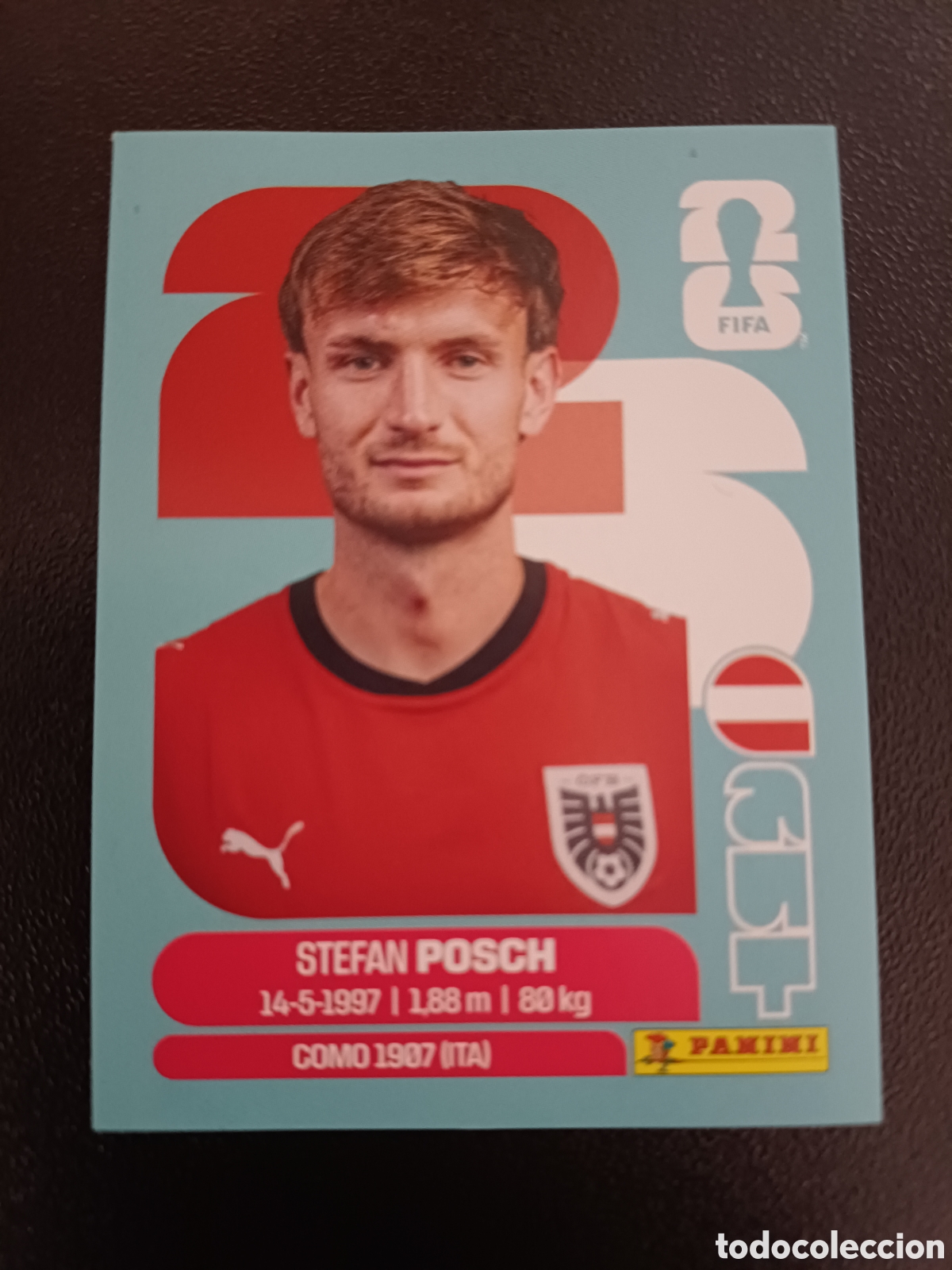 Cromos de F&uacute;tbol: #AUT7 STEFAN POSCH AUSTRIA PANINI FIFA WORLD CUP 2026