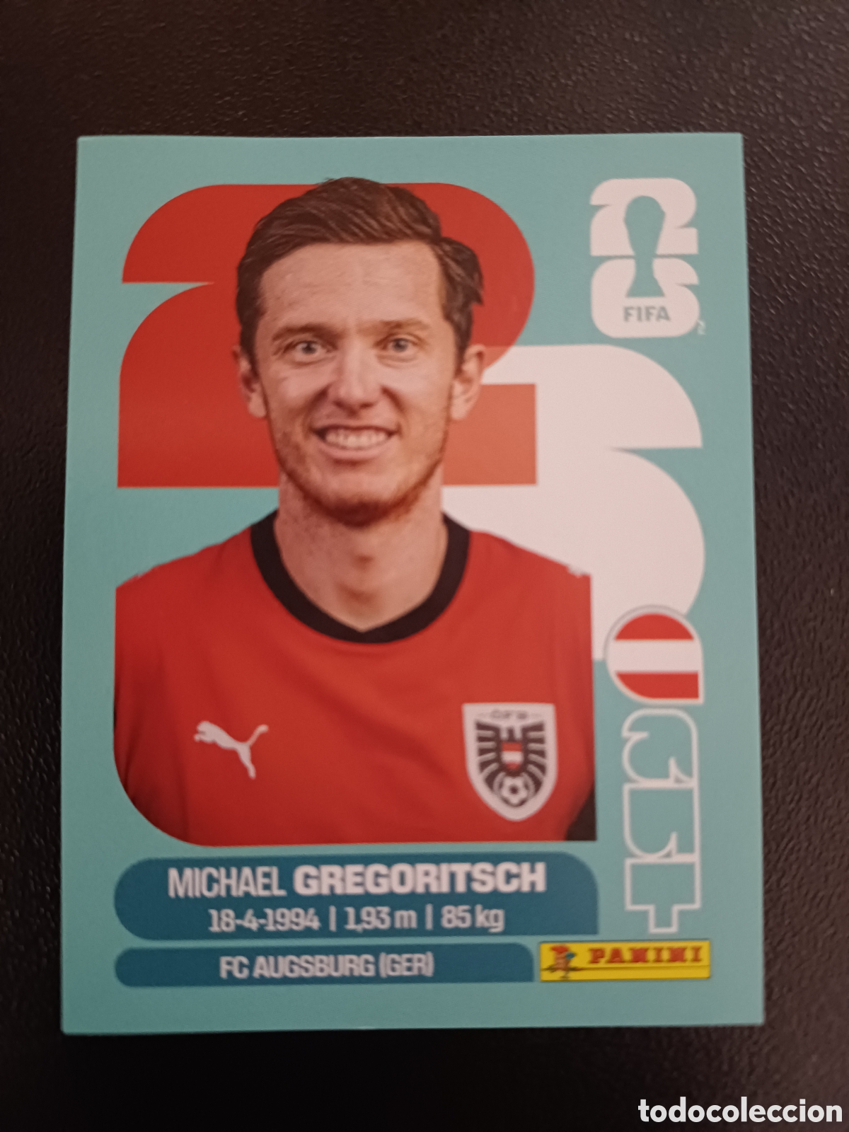 Cromos de F&uacute;tbol: #AUT19 MICHAEL GREGORITSCH AUSTRIA PANINI FIFA WORLD CUP 2026