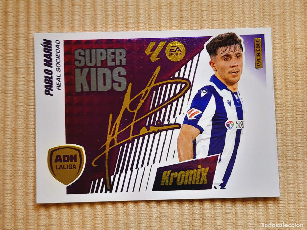 Cromos de F&uacute;tbol: CROMO K15 PABLO MARIN (ADN SUPER KIDS KROMIX) REAL SOCIEDAD LIGA 25-26 2025 2026 ALBUM ESTE
