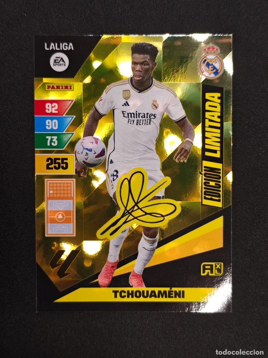 Cromos de F&uacute;tbol: TCHOUAMENI REAL MADRID EDICION LIMITADA ADRENALYN XL 23 24 2023 2024 RA526
