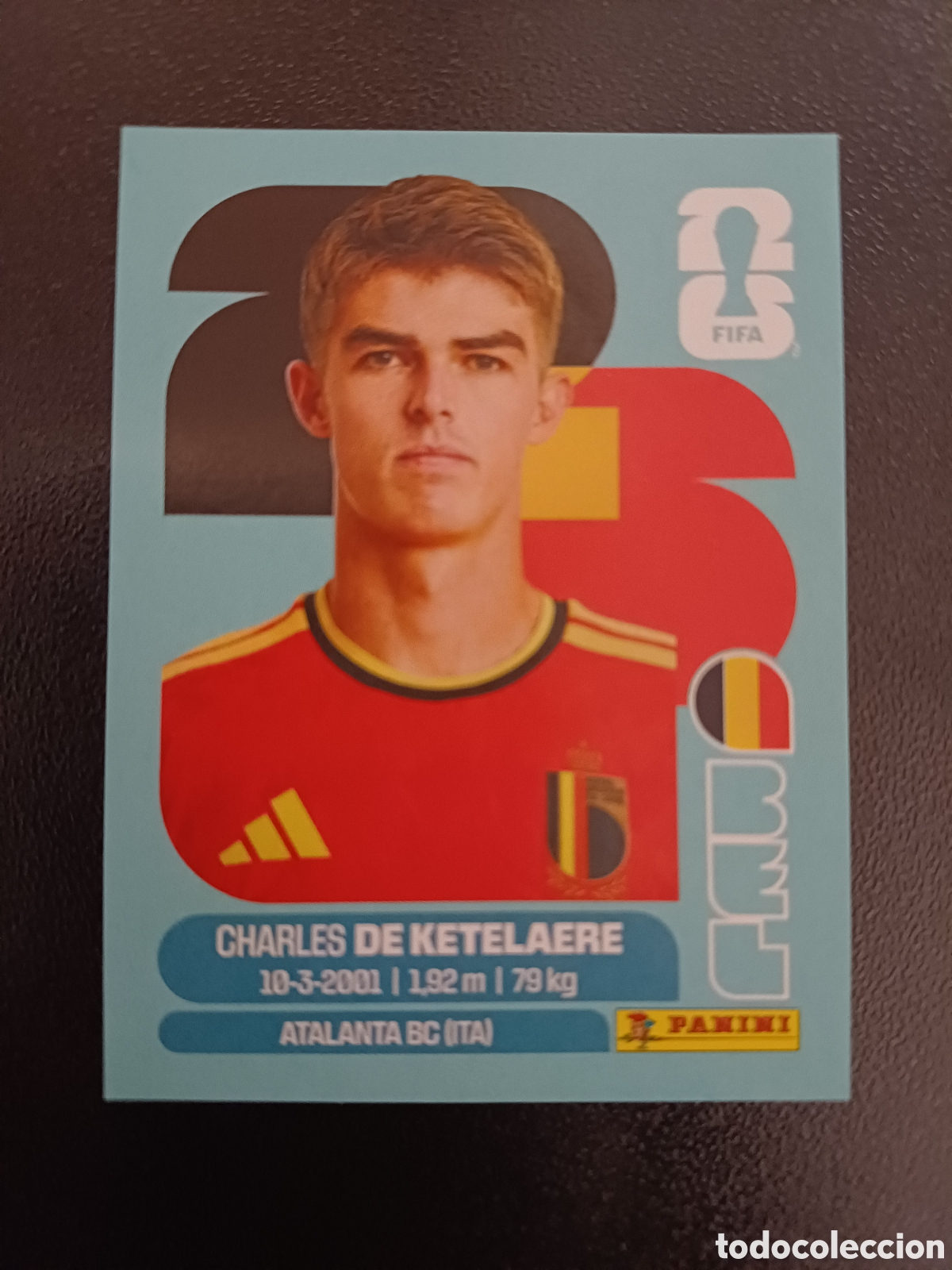Fu&szlig;ball-Sticker: #BEL17 CHARLES DE KETELAERE BELGIUM PANINI FIFA WORLD CUP 2026
