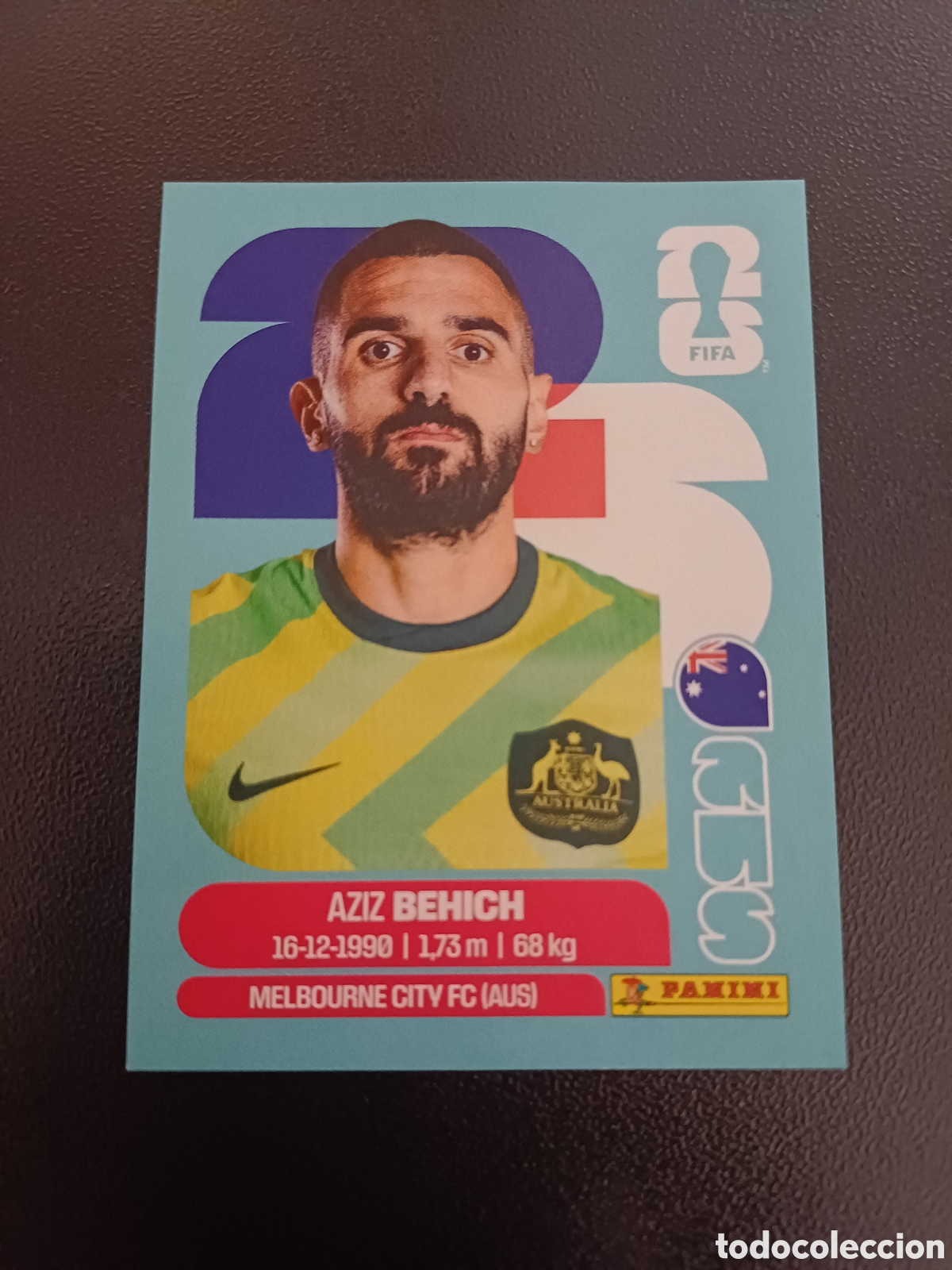 Cartes &agrave; collectionner de Football: #AUS7 AZIZ BEHICH AUSTRALIA PANINI FIFA WORLD CUP 2026