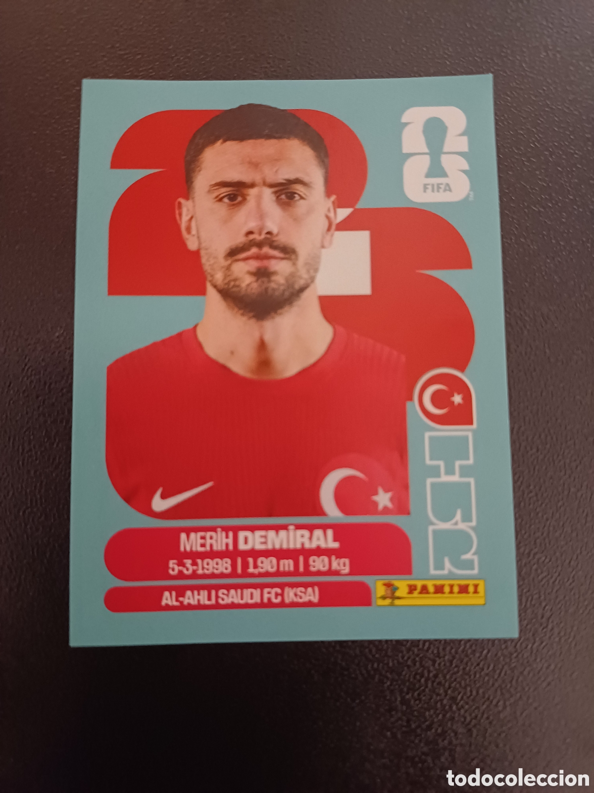 Cartes &agrave; collectionner de Football: #TUR7 MERIH DEMIRAL TURKEY PANINI FIFA WORLD CUP 2026