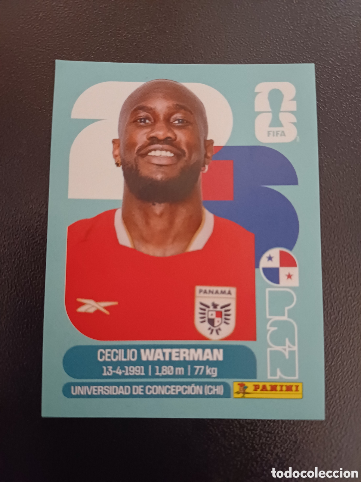 Cartes &agrave; collectionner de Football: #PAN18 CECILIO WATERMAN PANAMA PANINI FIFA WORLD CUP 2026