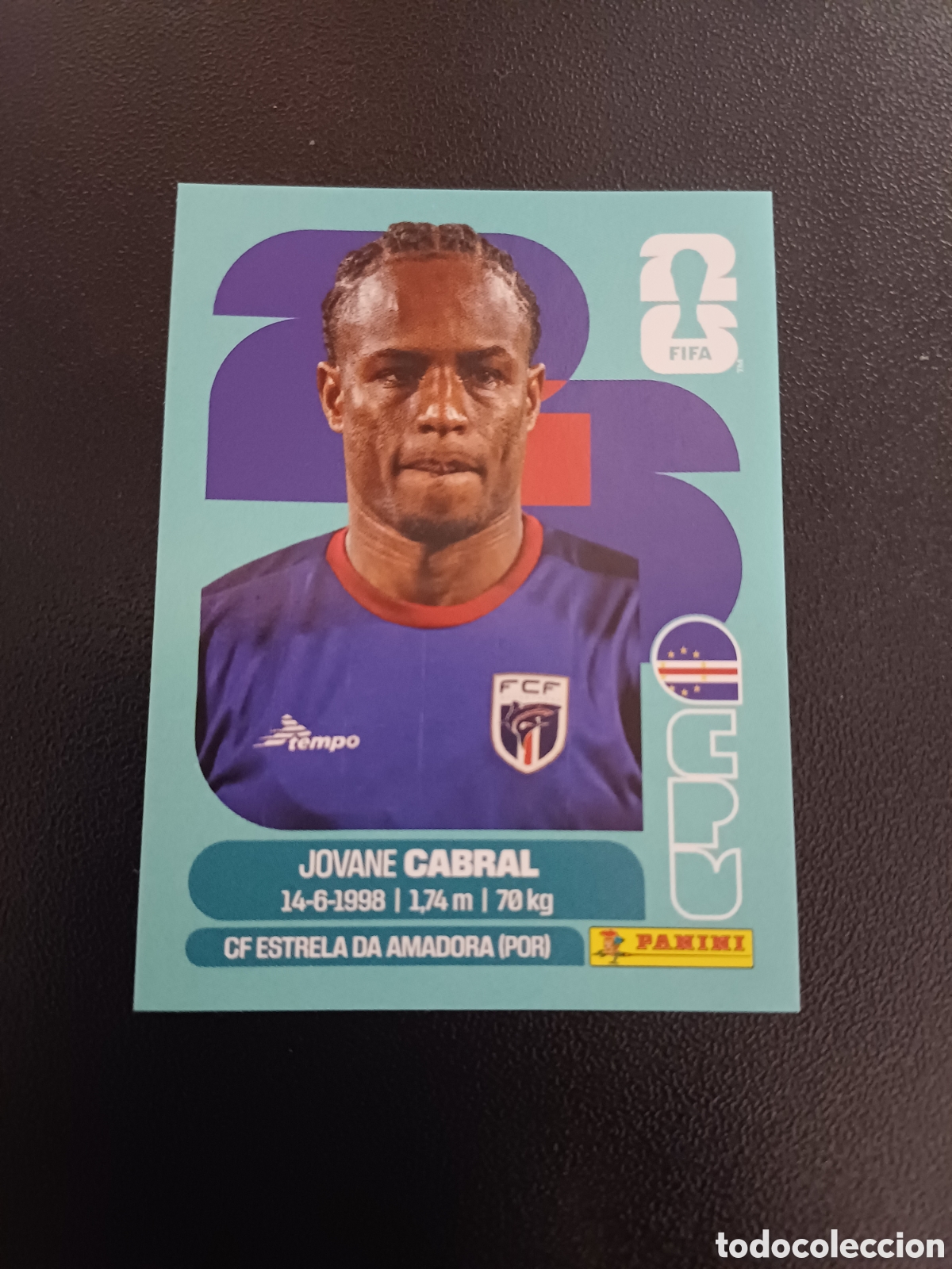 Cromos de F&uacute;tbol: #CPV16 JOVANE CABRAL CABO VERDE PANINI FIFA WORLD CUP 2026