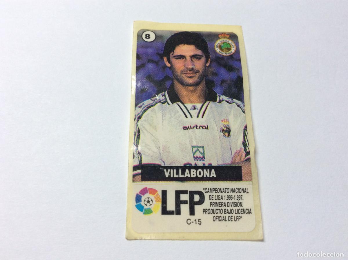 Cromos de F&uacute;tbol: Villabona Racing Santander Chicles Vidal 96 97
