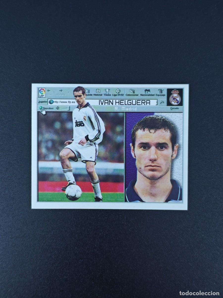 Cromos de F&uacute;tbol: CROMO LIGA ESTE IVAN HELGUERA REAL MADRID NUNCA PEGADO SIN PEGAR 01 02 2001 2002 RA526