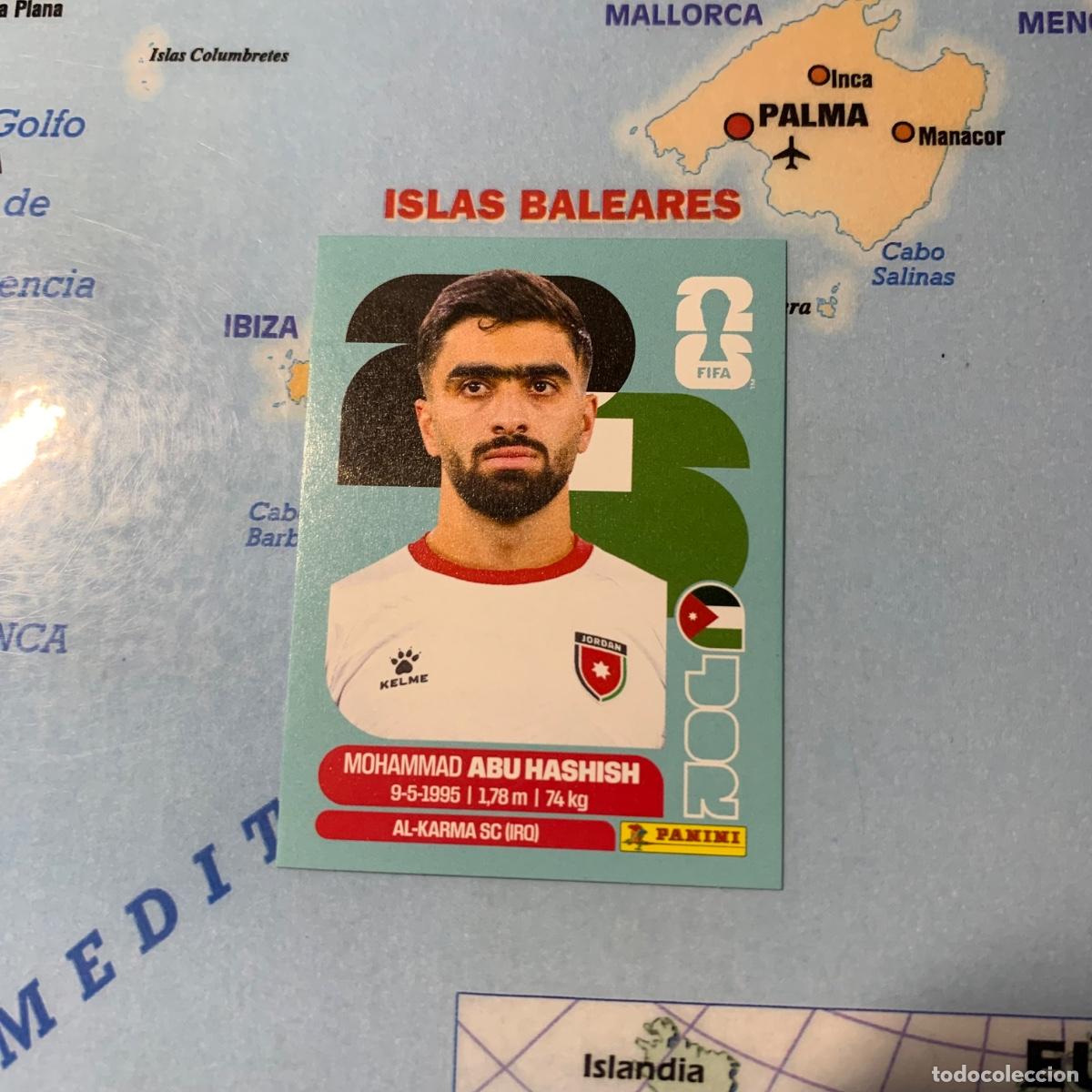 Cromos de F&uacute;tbol: Jordania n&uacute;mero 4 cromo panini Mundial Fifa World Cup 2026