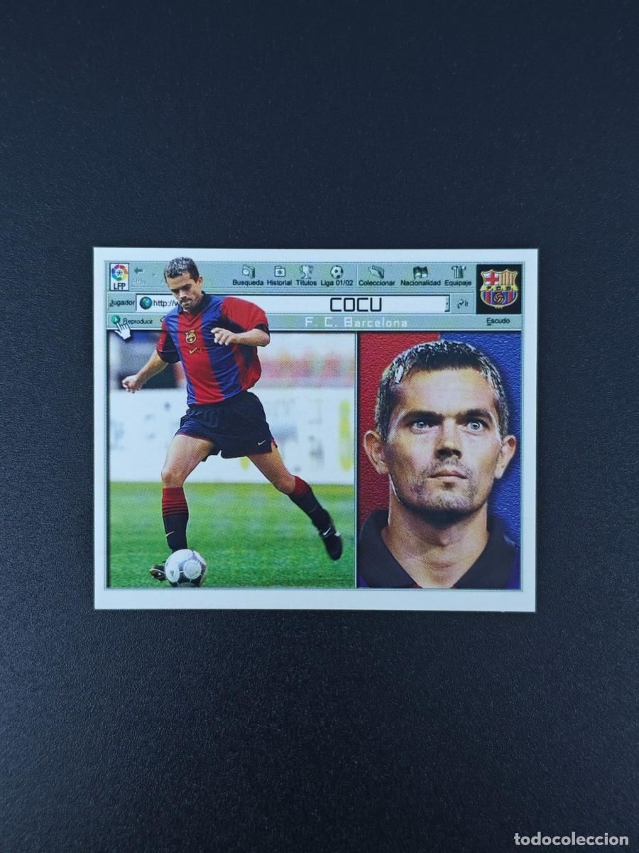 Cromos de F&uacute;tbol: CROMO LIGA ESTE COCU BARCELONA NUNCA PEGADO SIN PEGAR 01 02 2001 2002 RA526