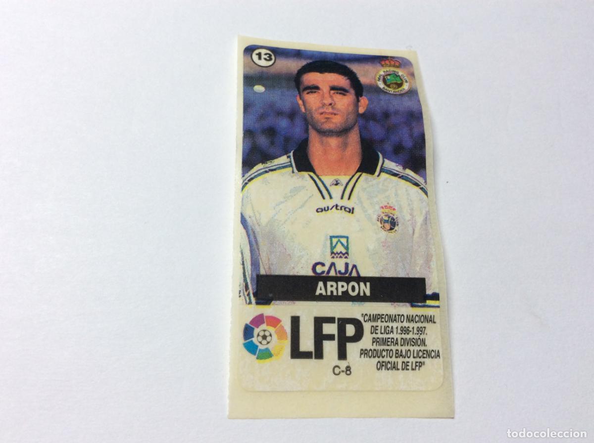 Cromos de F&uacute;tbol: Arp&oacute;n Racing Santander Chicles Vidal 96 97