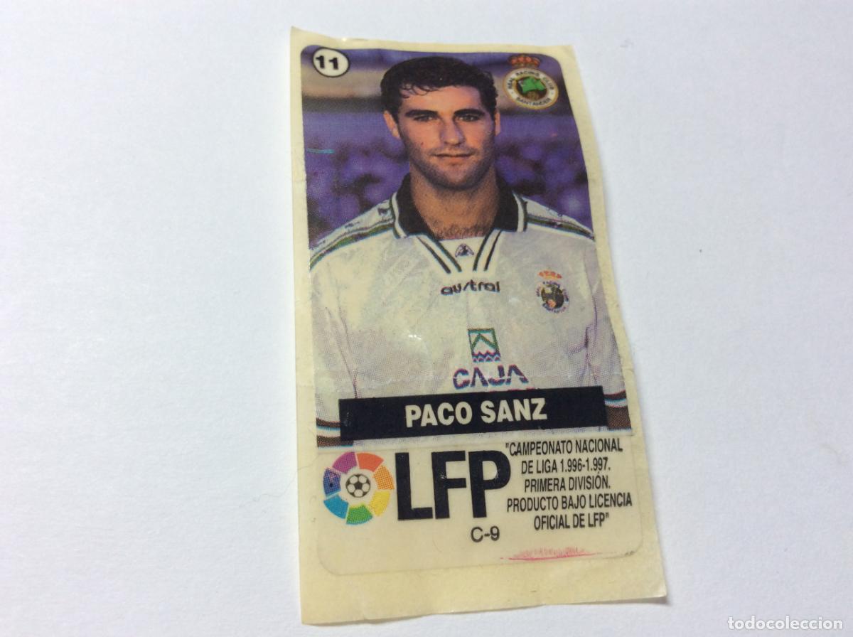 Cromos de F&uacute;tbol: Paco Sanz Racing Santander Chicles Vidal 96 97