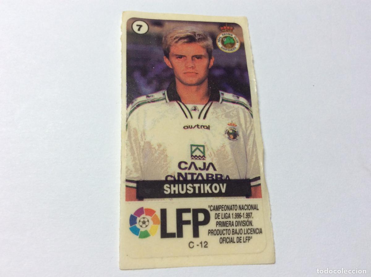 Cromos de F&uacute;tbol: Shustikov Racing Santander Chicles Vidal 96 97