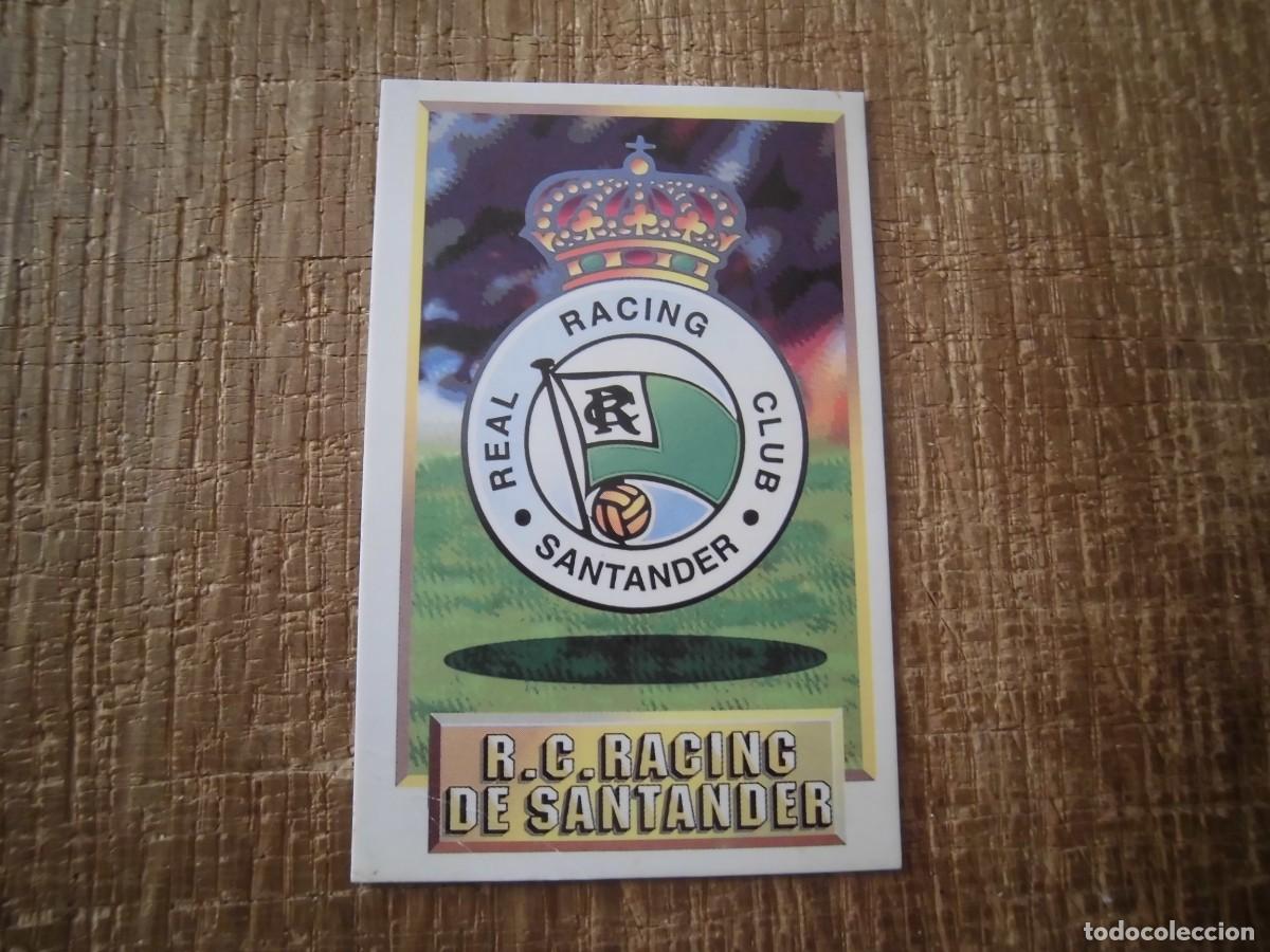 Cromos de F&uacute;tbol: ESCUDO RACING DE SANTANDER LIGA 93-94 EDICIONES ESTE CROMO CART&Oacute;N RECUPERADO