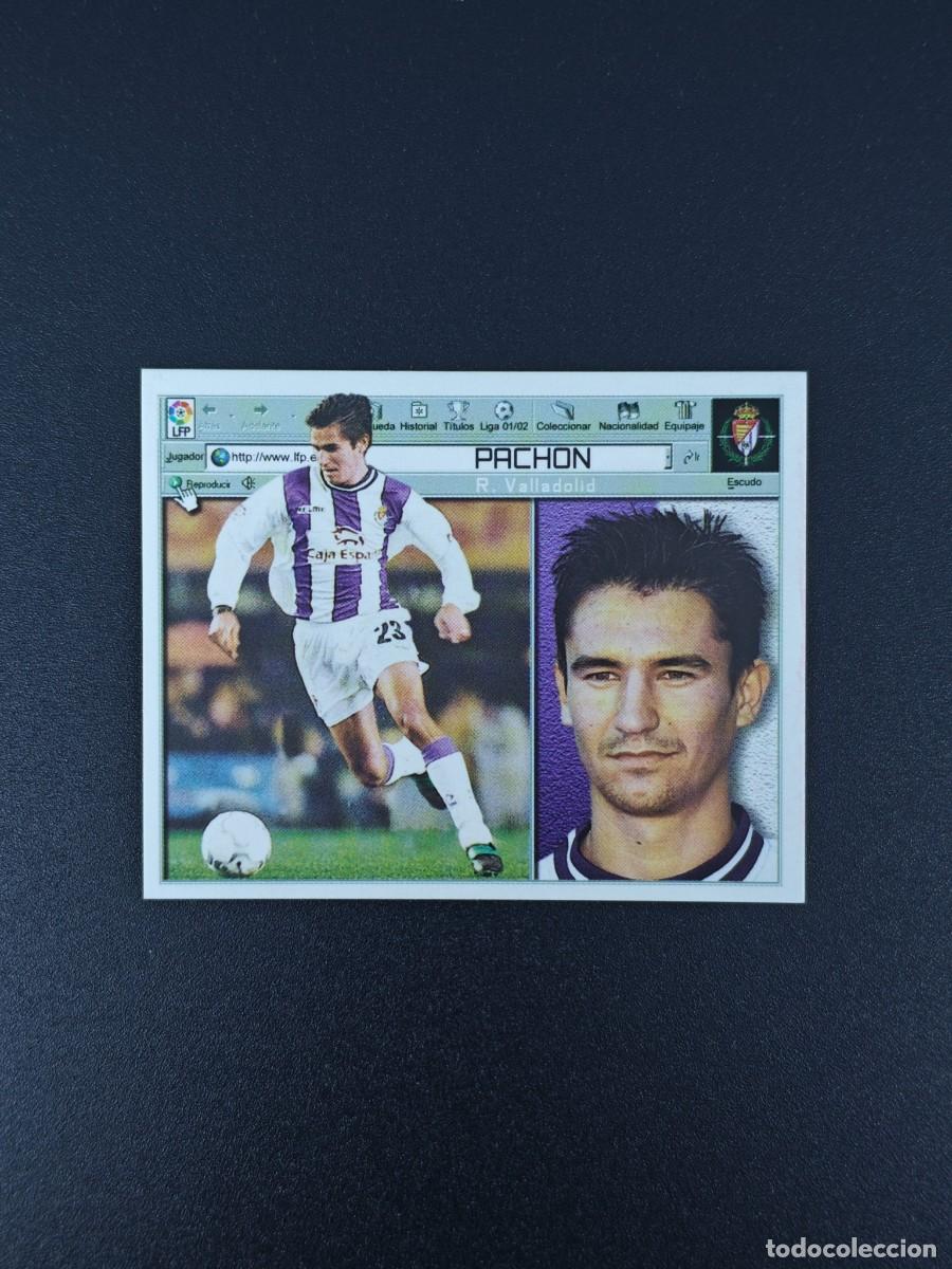 Cromos de F&uacute;tbol: CROMO LIGA ESTE PACHON REAL VALLADOLID NUNCA PEGADO SIN PEGAR 01 02 2001 2002 RA526