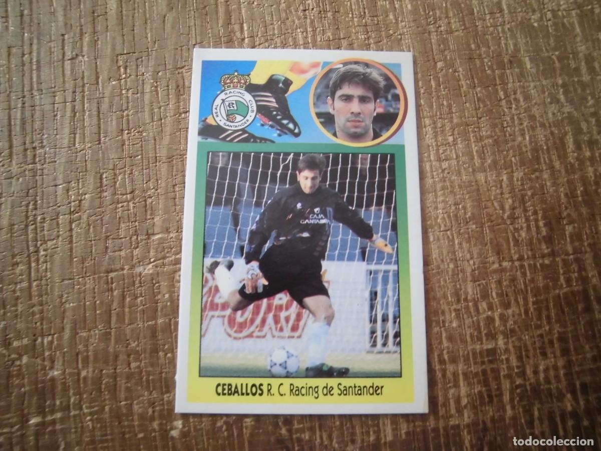 Cromos de F&uacute;tbol: CEBALLOS RACING DE SANTANDER LIGA 93-94 EDICIONES ESTE CROMO CART&Oacute;N RECUPERADO